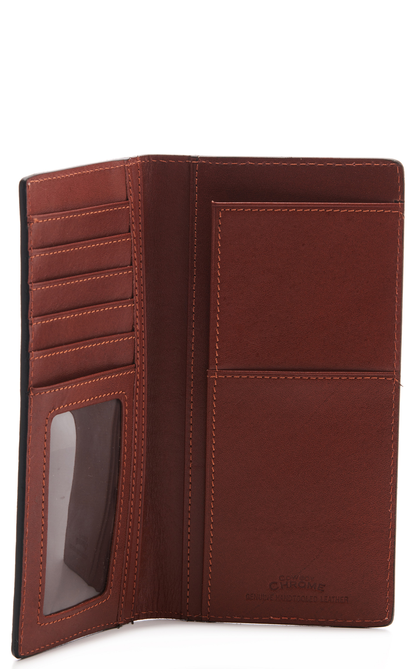 Cowboy Chrome Men's Basketweave Rodeo Wallet - Image 1