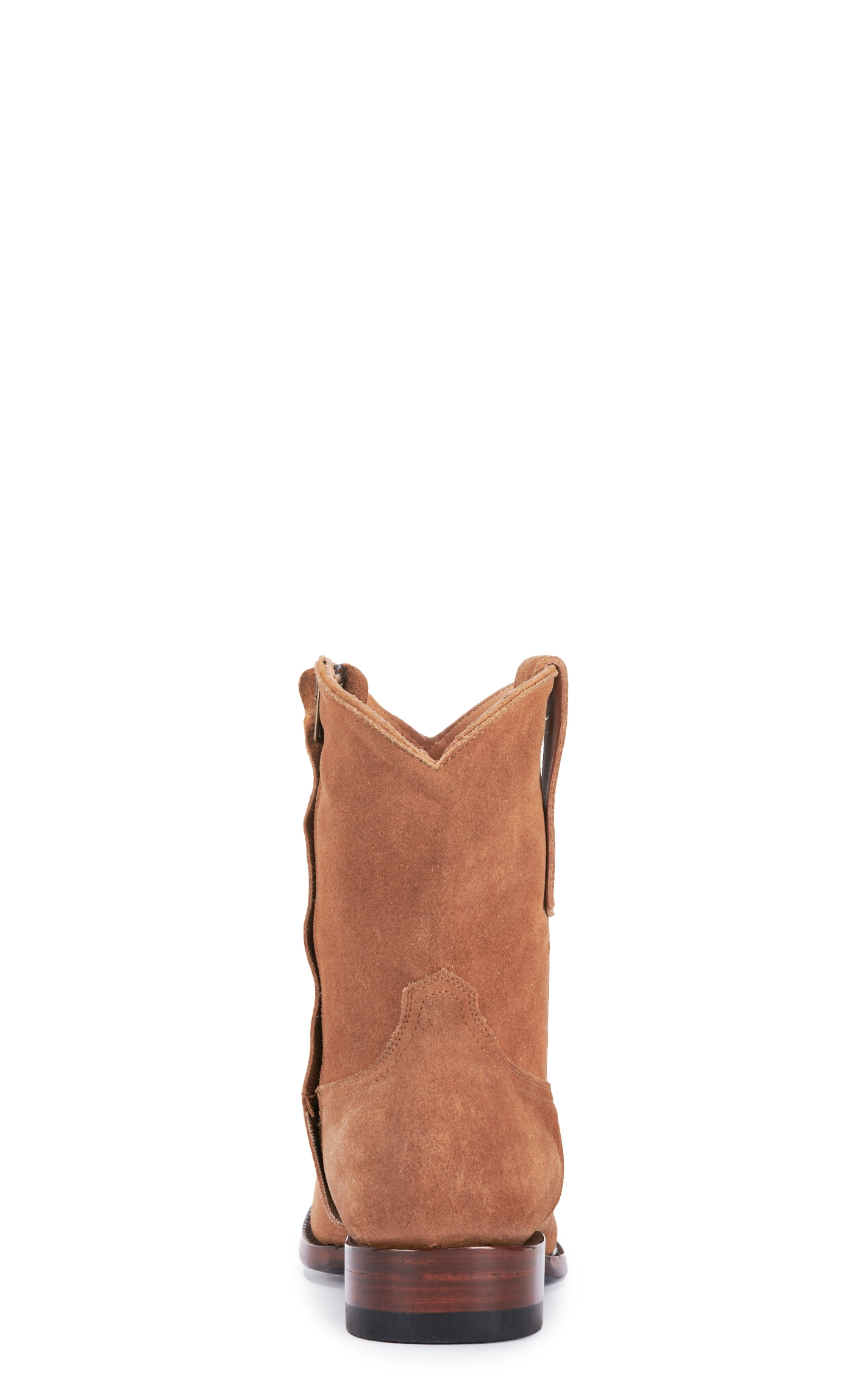 JRC & Sons Men's Winston Water-Resistant Suede Roper Toe Zip Cowboy Boot in Sand - Image 1