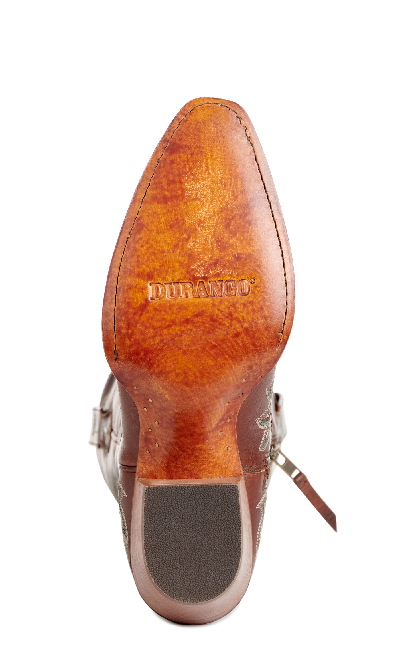 Durango Women's Crush Mahogany Snip Toe Tall Cowboy Boots - Image 1