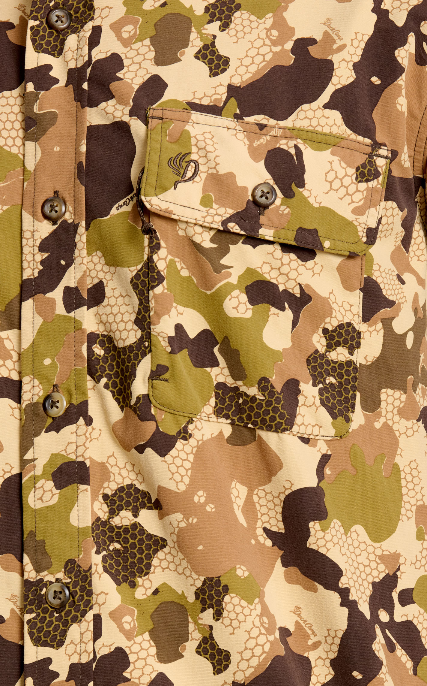 Duck Camp Men's Hunting Camo Lightweight Shirt - Image 3