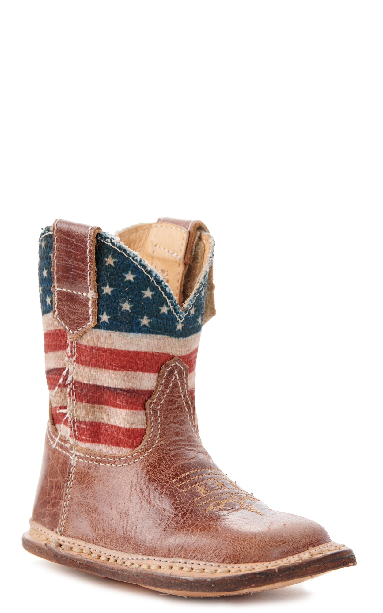 Roper Infant Cowbaby American Flag Square Toe Boot - Image 1