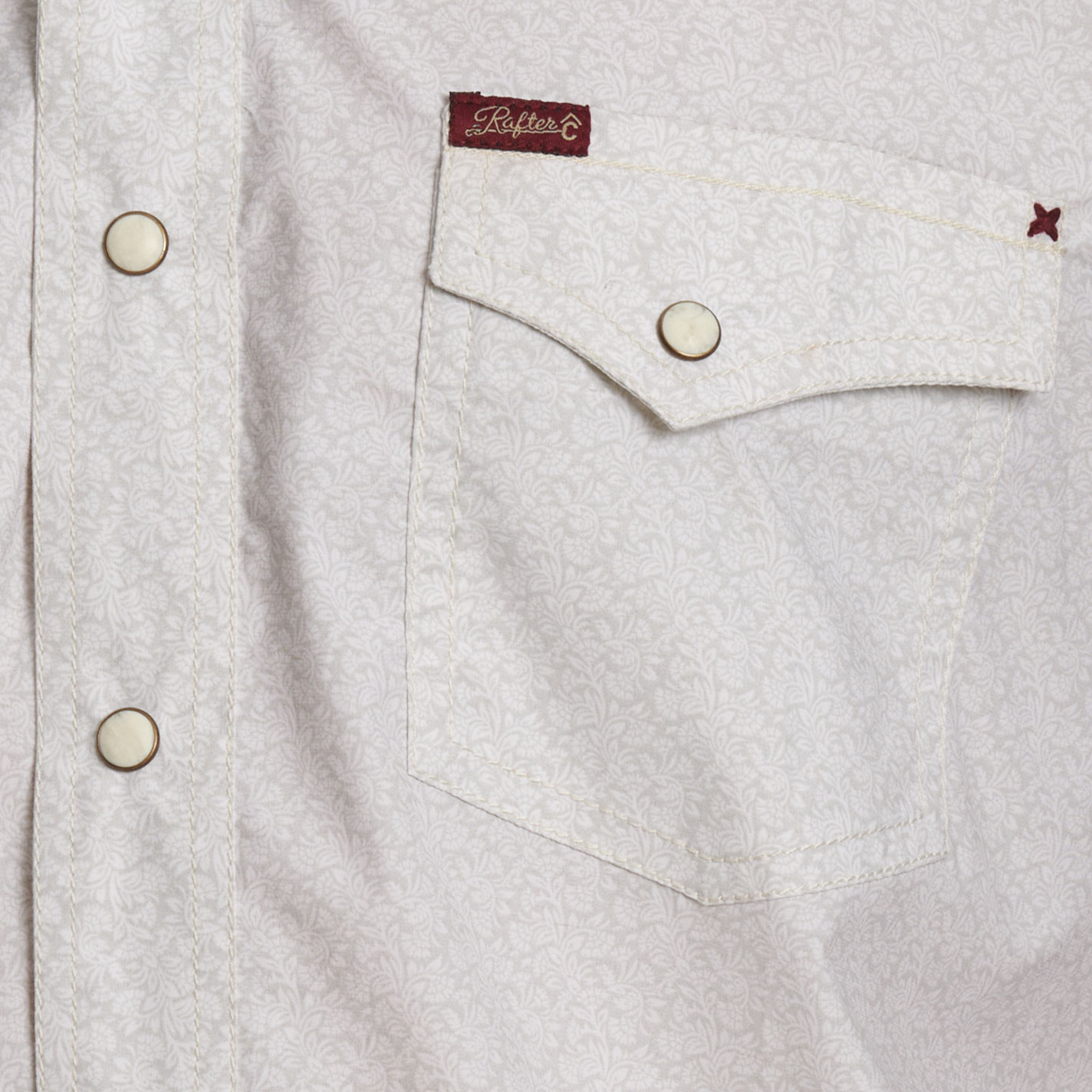 Rafter C Red Dirt Men's Taupe Shirt - Image 1
