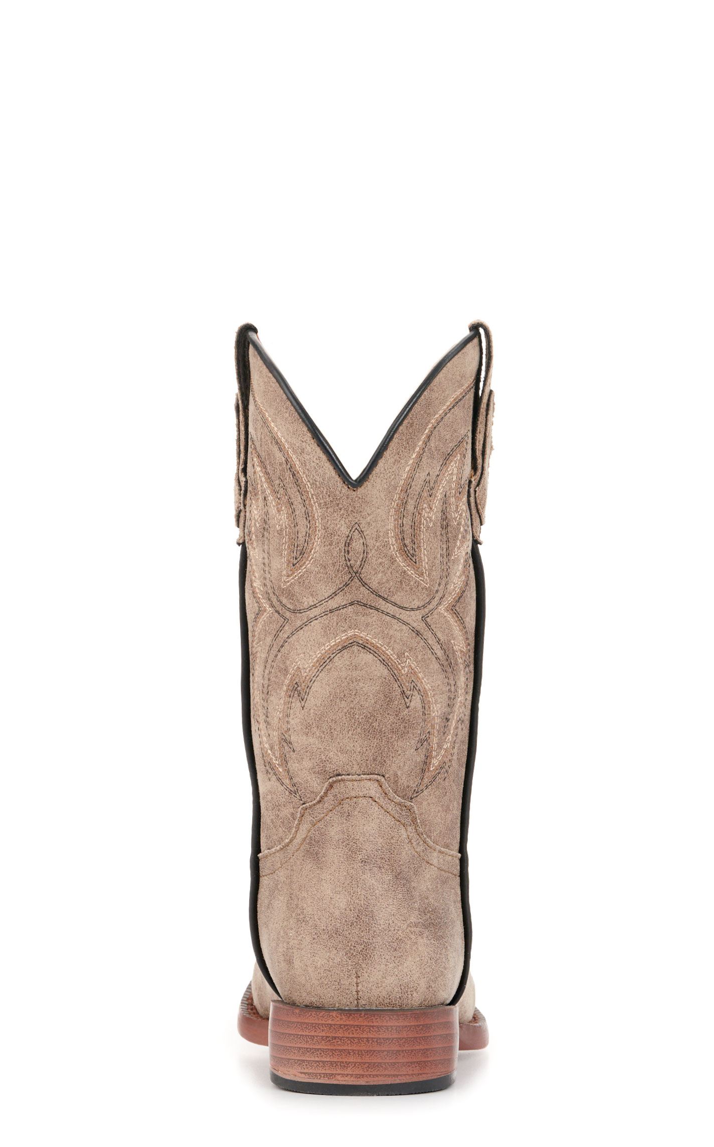 Roper Big Kids’ Brown Eastwood Faux Leather Square Toe Cowboy Boots - Image 1