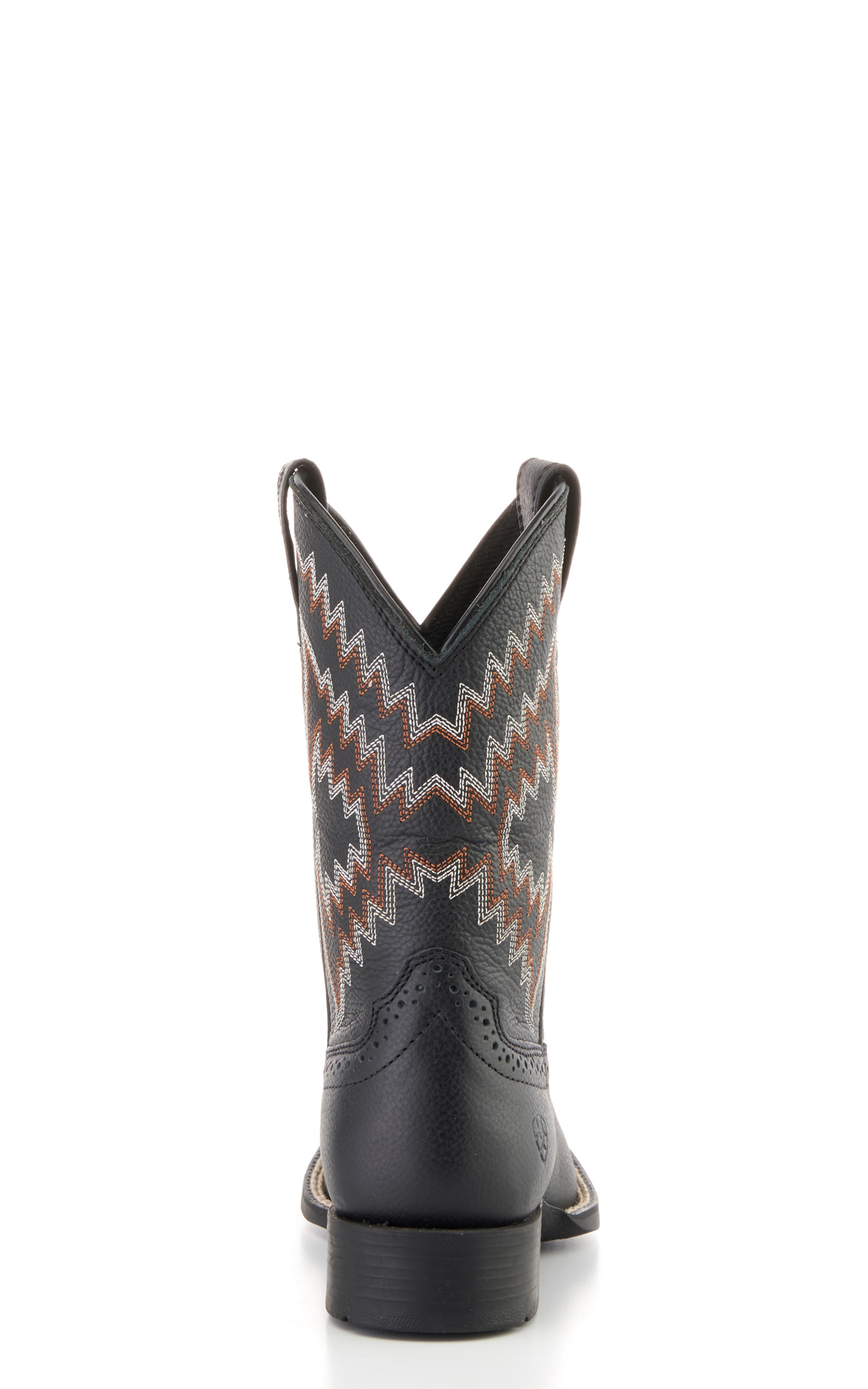 Ariat Kids Tycoon Black Square Toe Cowboy Boot - Image 1