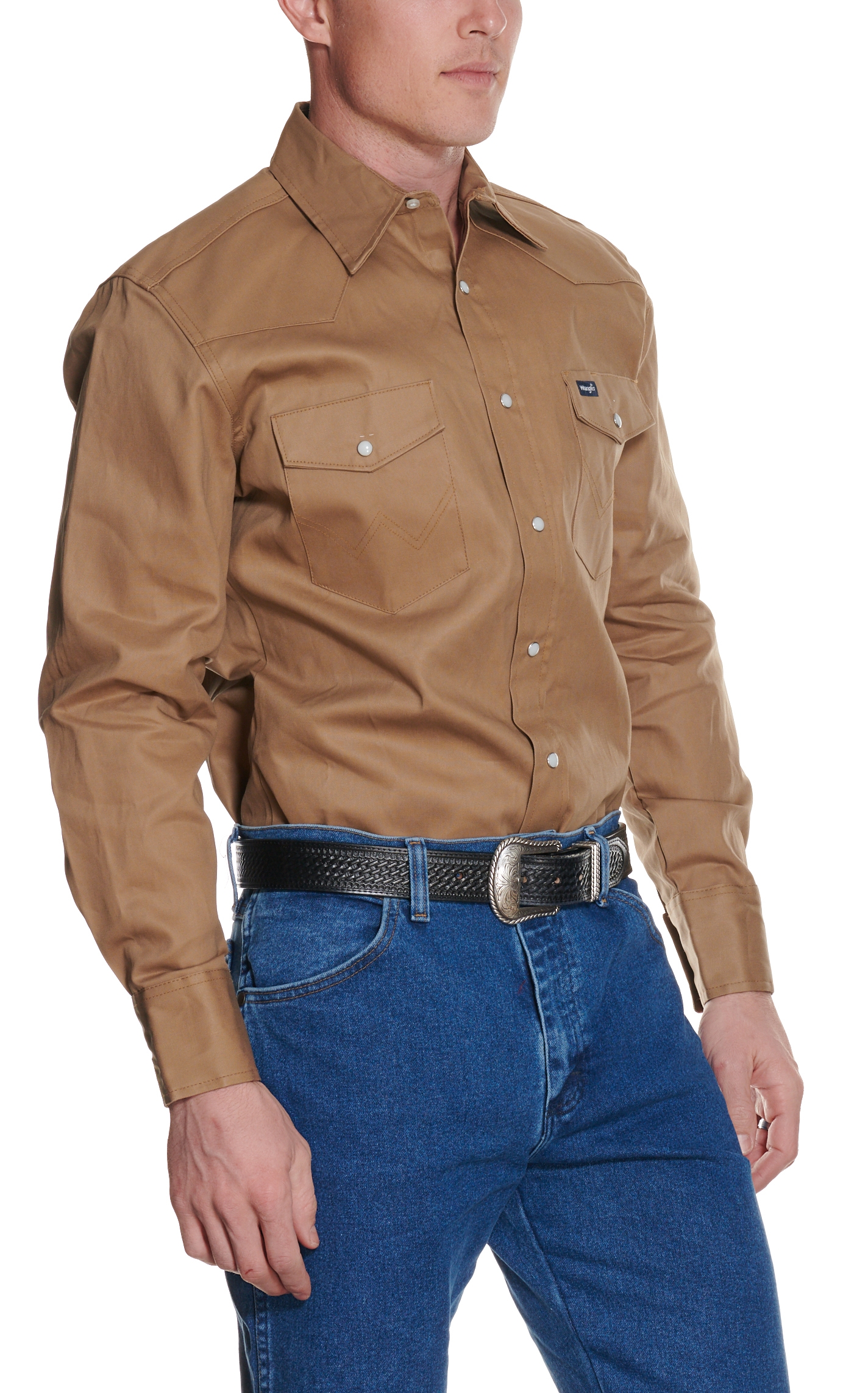 Wrangler Rawhide Long Sleeve Workshirt - Image 1