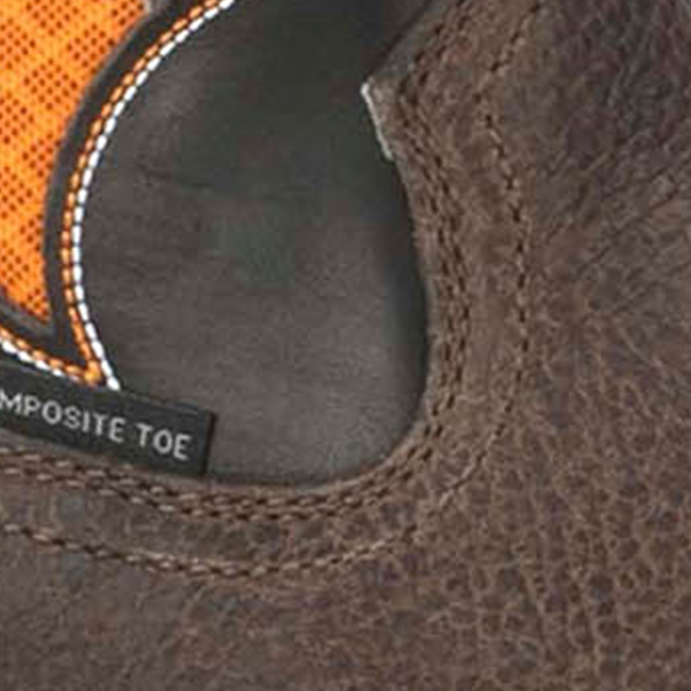 Ariat Men's Intrepid Brown and Orange VentTEK Square Composite Toe Work Boots - Image 1