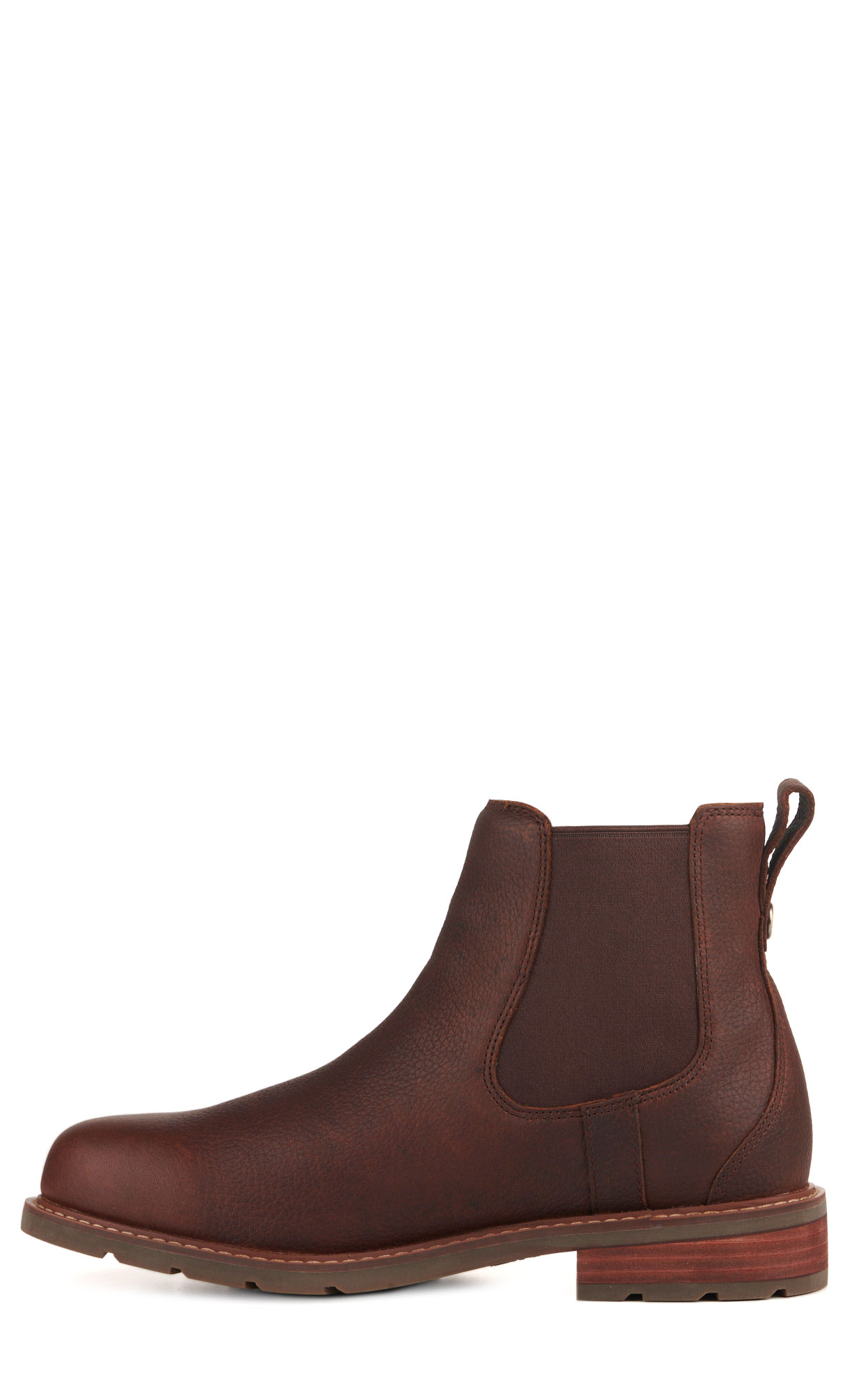 Ariat Men's Wexford Dark Brown Waterproof Round Toe Chelsea Boots - Image 1
