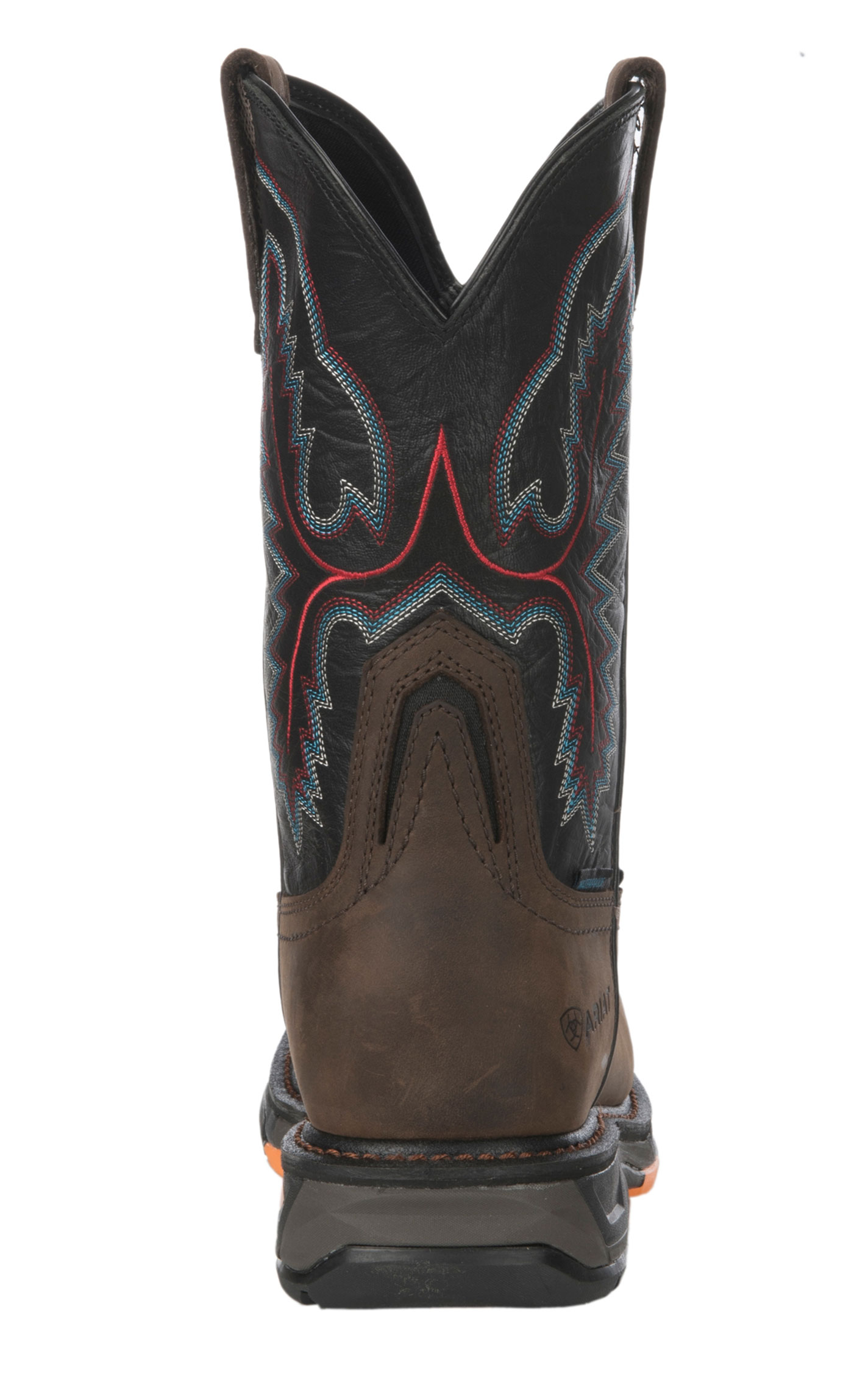 Ariat Men's WorkHog XT Oily Distressed Brown and Black Waterproof Wide Square Carbon Toe Work Boot - Image 1