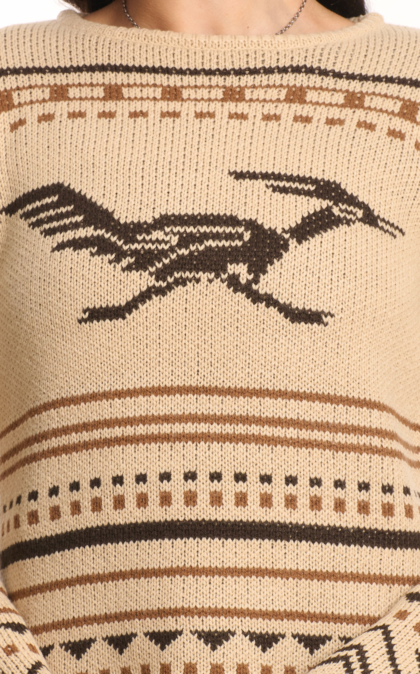Cotton & Rye Women's Sandy Tan Roadrunner Sweater - Image 1