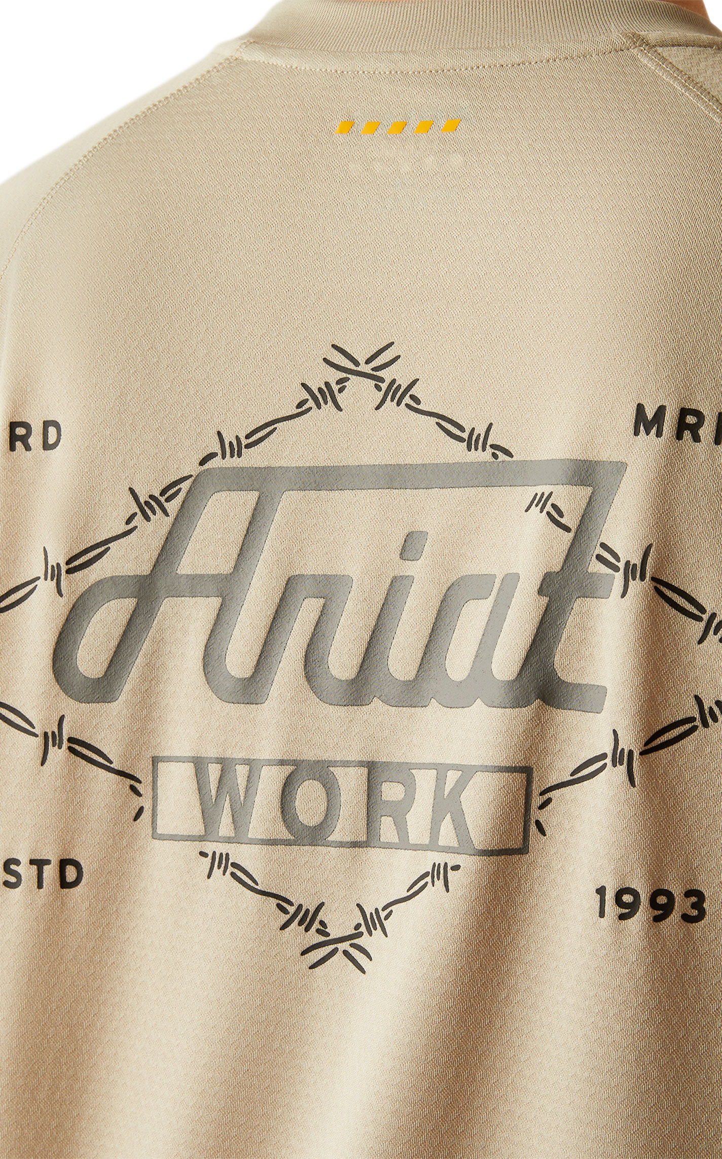 Ariat Men's Rebar Heat Fighter Sand Graphic Work T-Shirt - Image 2