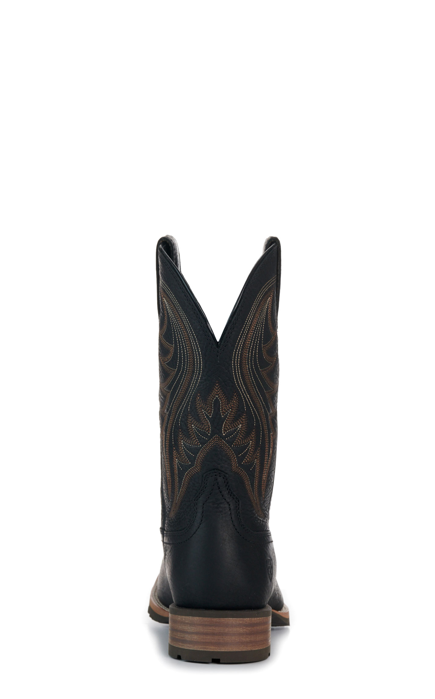 Ariat Men's Jasper Black Hybrid Rancher Wide Square Toe Cowboy Boots - Image 1
