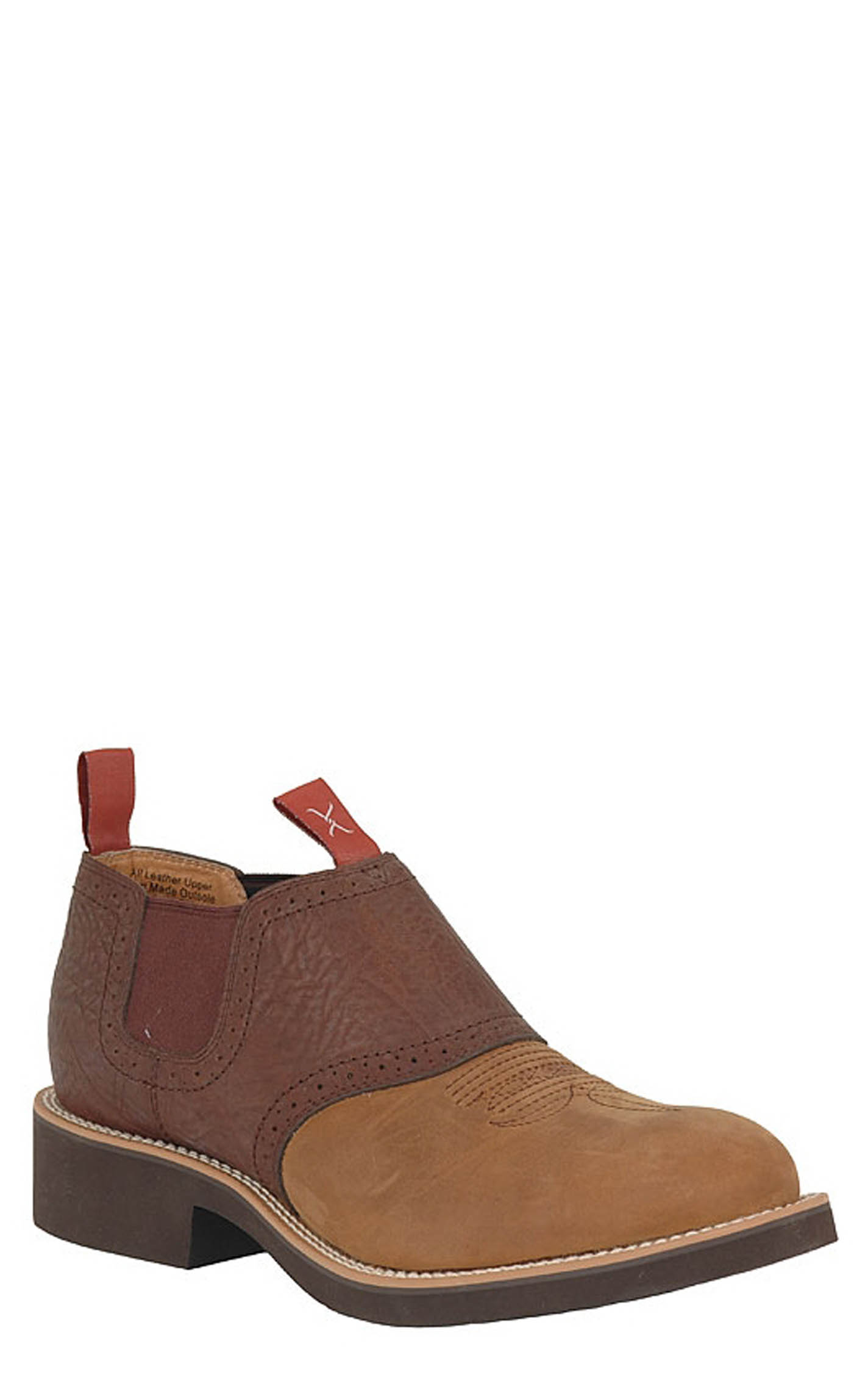 Twisted X Men's Cow Dogs - Distressed & Oiled Shoulder Casual Shoe - Image 1