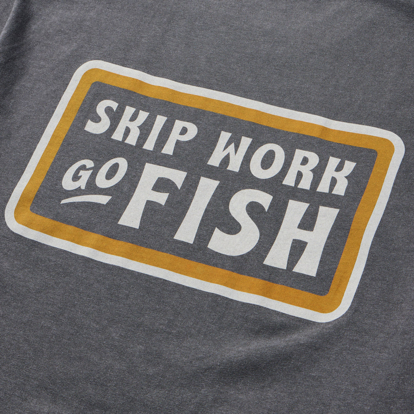 Duck Camp Men's Black Pepper Skip Work Logo T-Shirt - Image 1