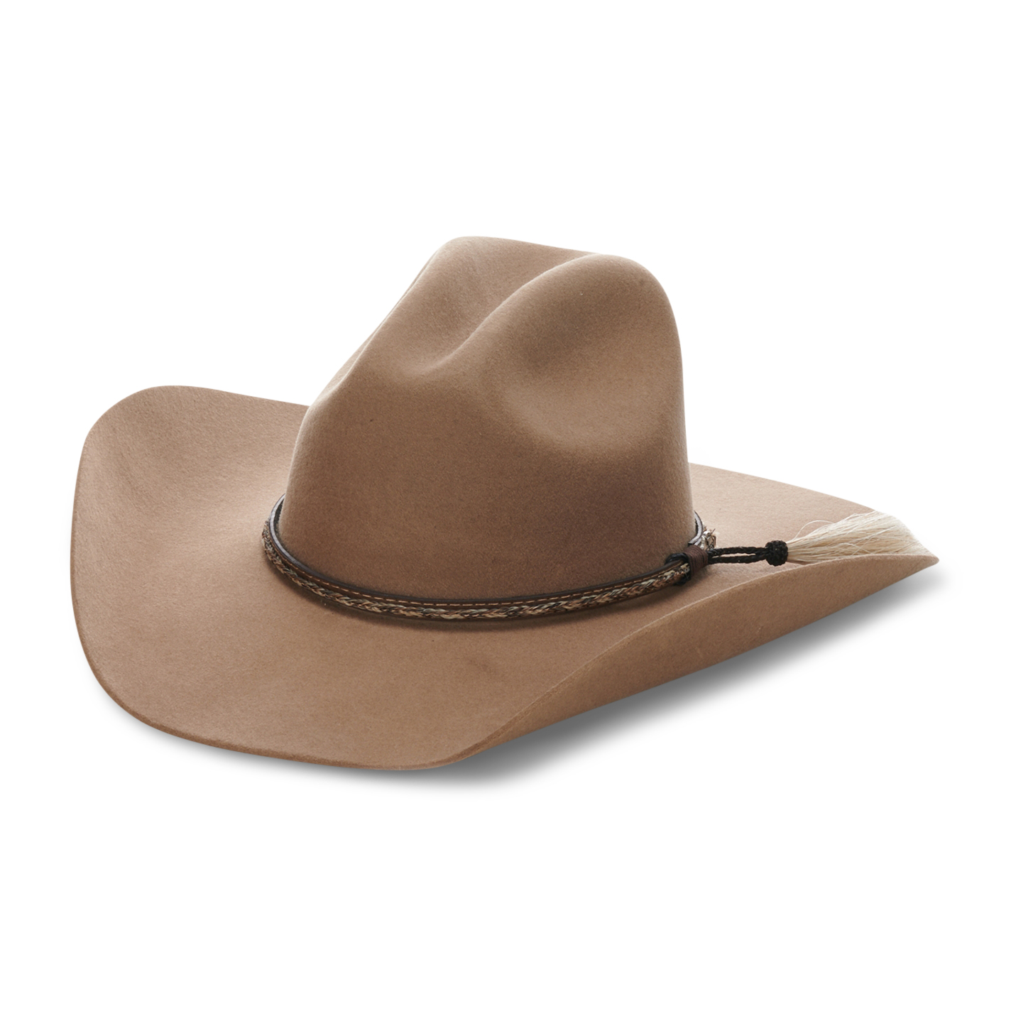 Cavender's 3X Pecan Duke Crown Wool Cowboy Hat - Image 1