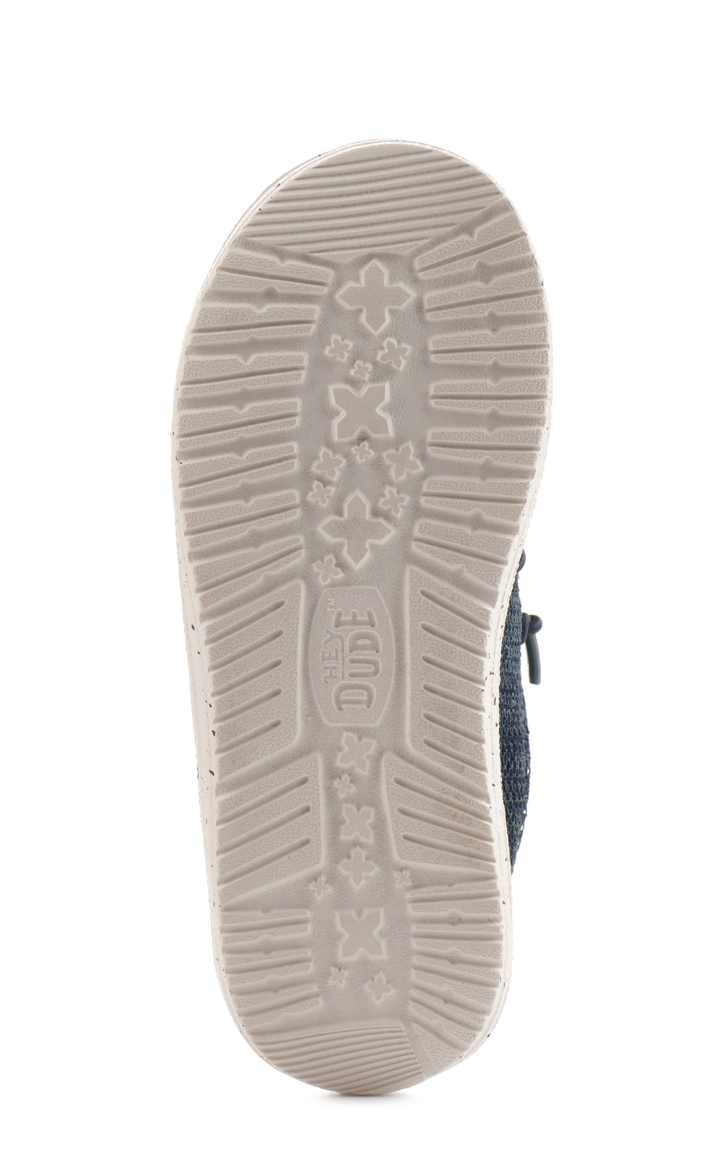 Hey Dude Kids' Wally Stretch Sox Navy Moc Toe Casual Shoes - Image 1