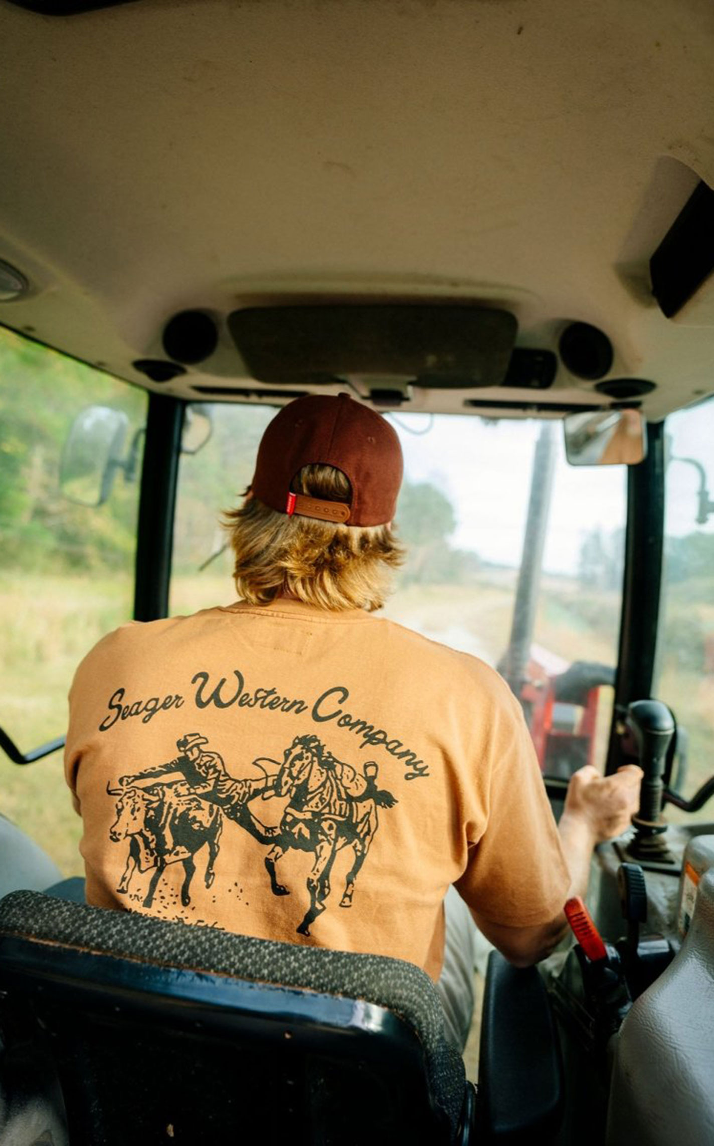 Seager Apparel Men’s Brown Los Rios T-Shirt - Image 1