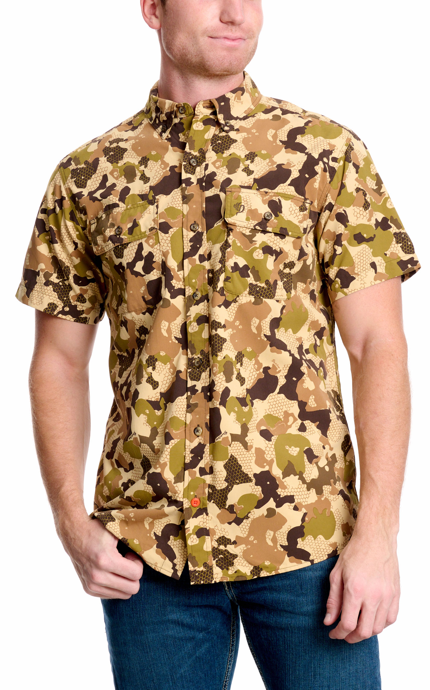 Duck Camp Men's Hunting Camo Lightweight Shirt - Image 3