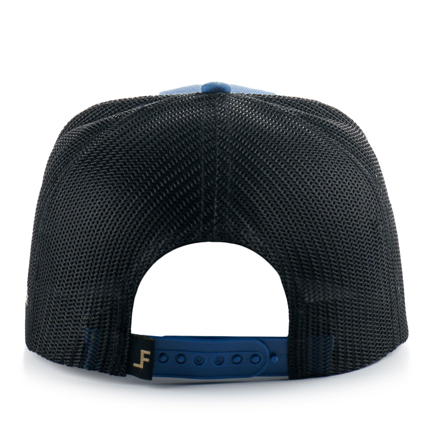 Lane Frost Men's Royal Blue & Black Gunslinger with LF Aztec Logo Patch Cap - Image 1