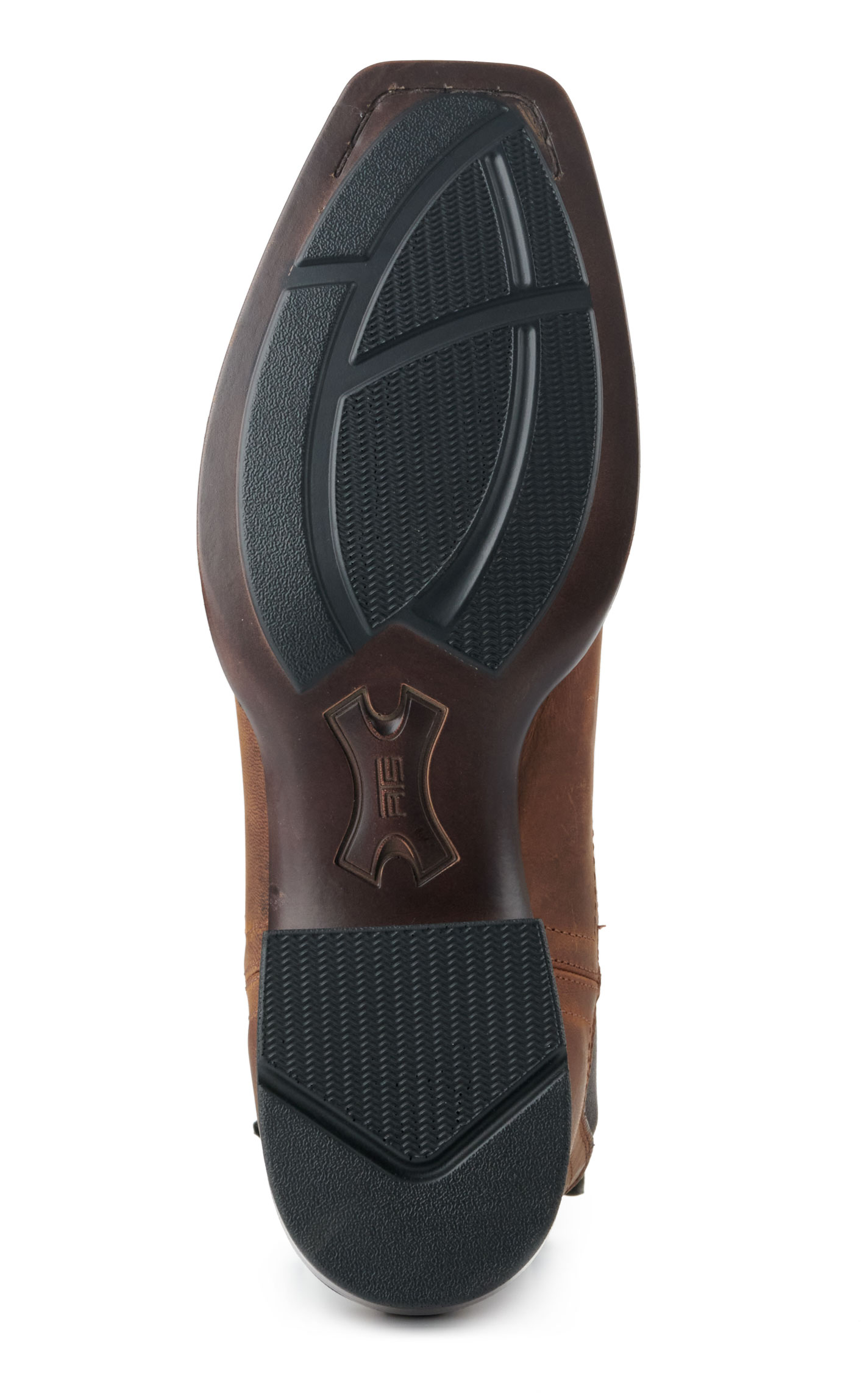 Ariat Men's Booker Ultra Rough Tan Bantamweight Wide Square Toe Chelsea Boots - Image 1