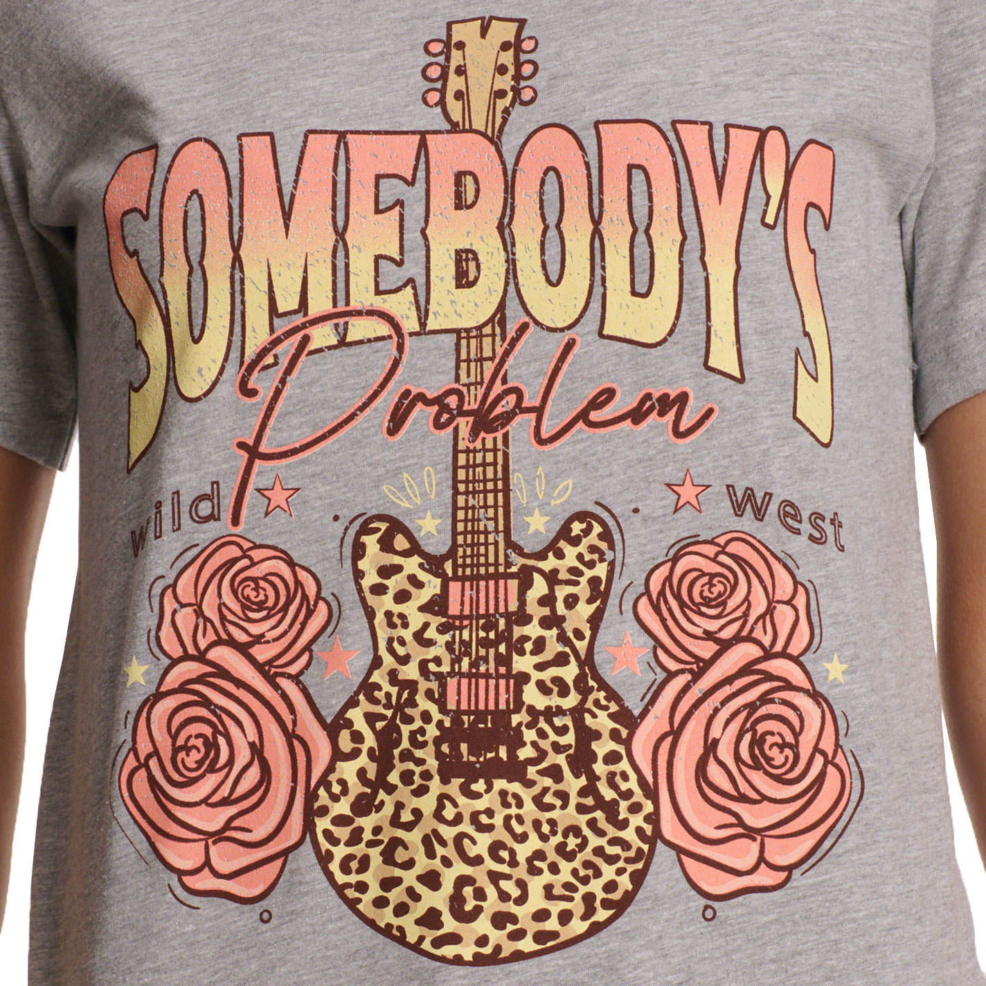 Jadelynn Brooke Women's Gray Somebody's Problem T-Shirt - Image 1