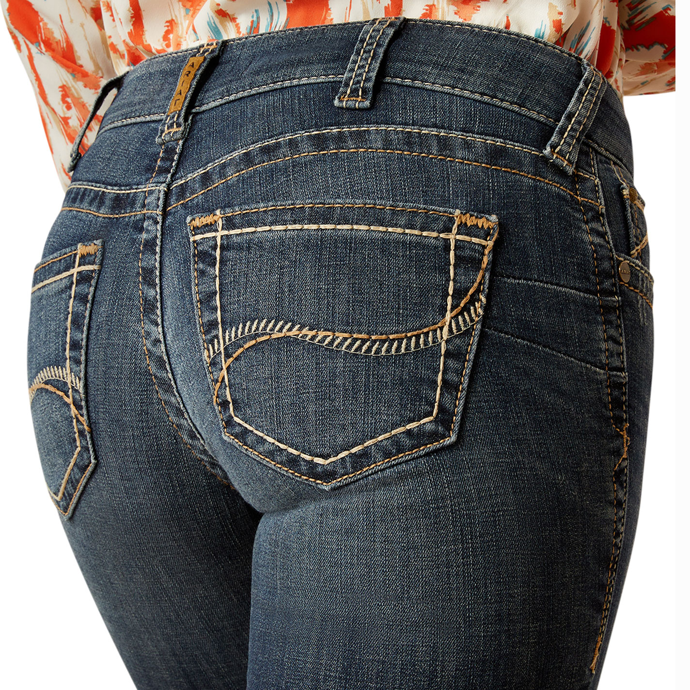 Ariat Women's Lilla Dark Wash Bootcut Jeans - Image 1