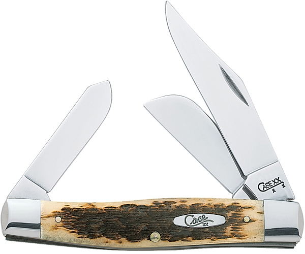 Case Knives Amber Bone CV Large Stockman - Image 1