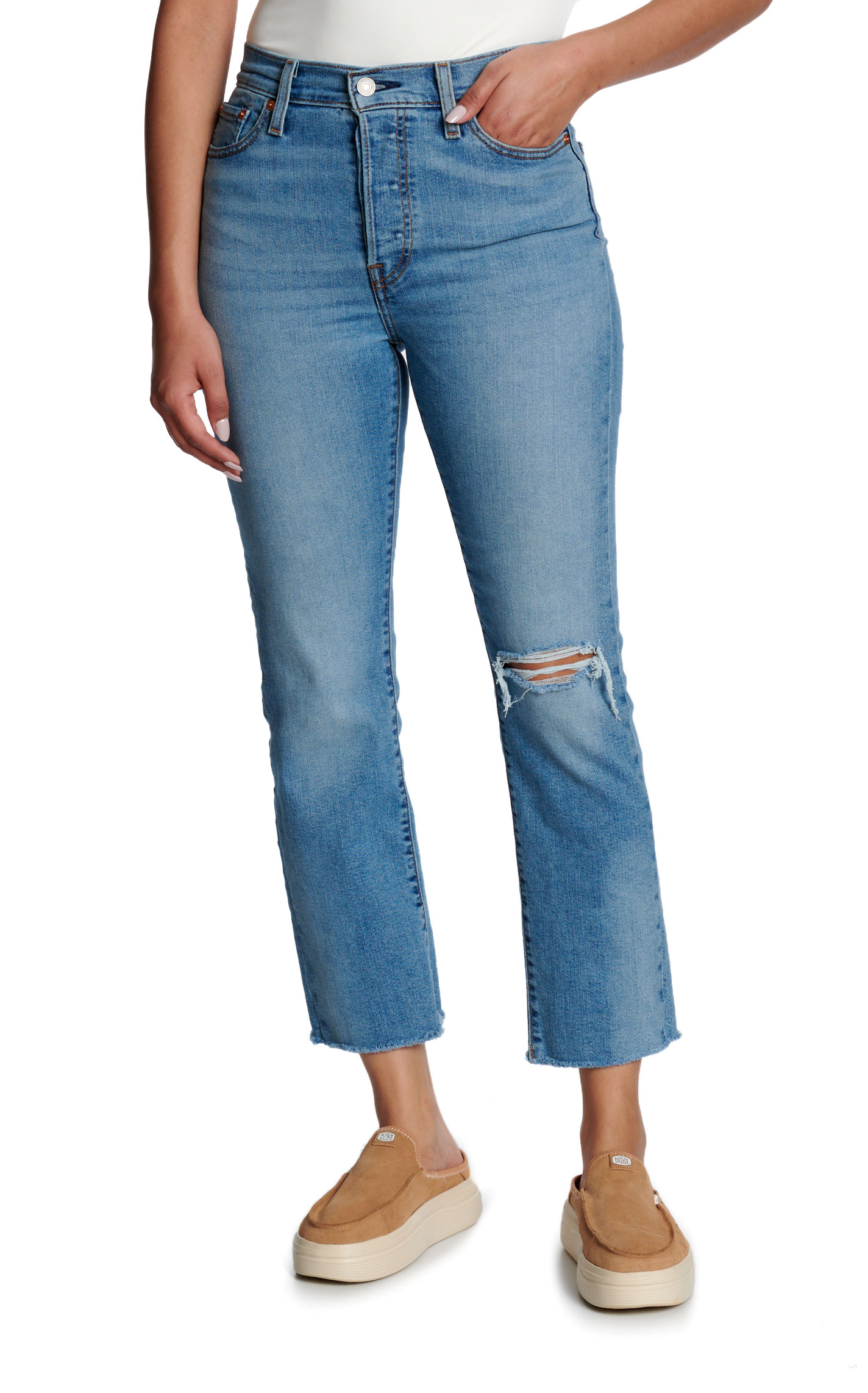 Levi's Women's Wedgie Night Sight Straight Leg Jeans - Image 1