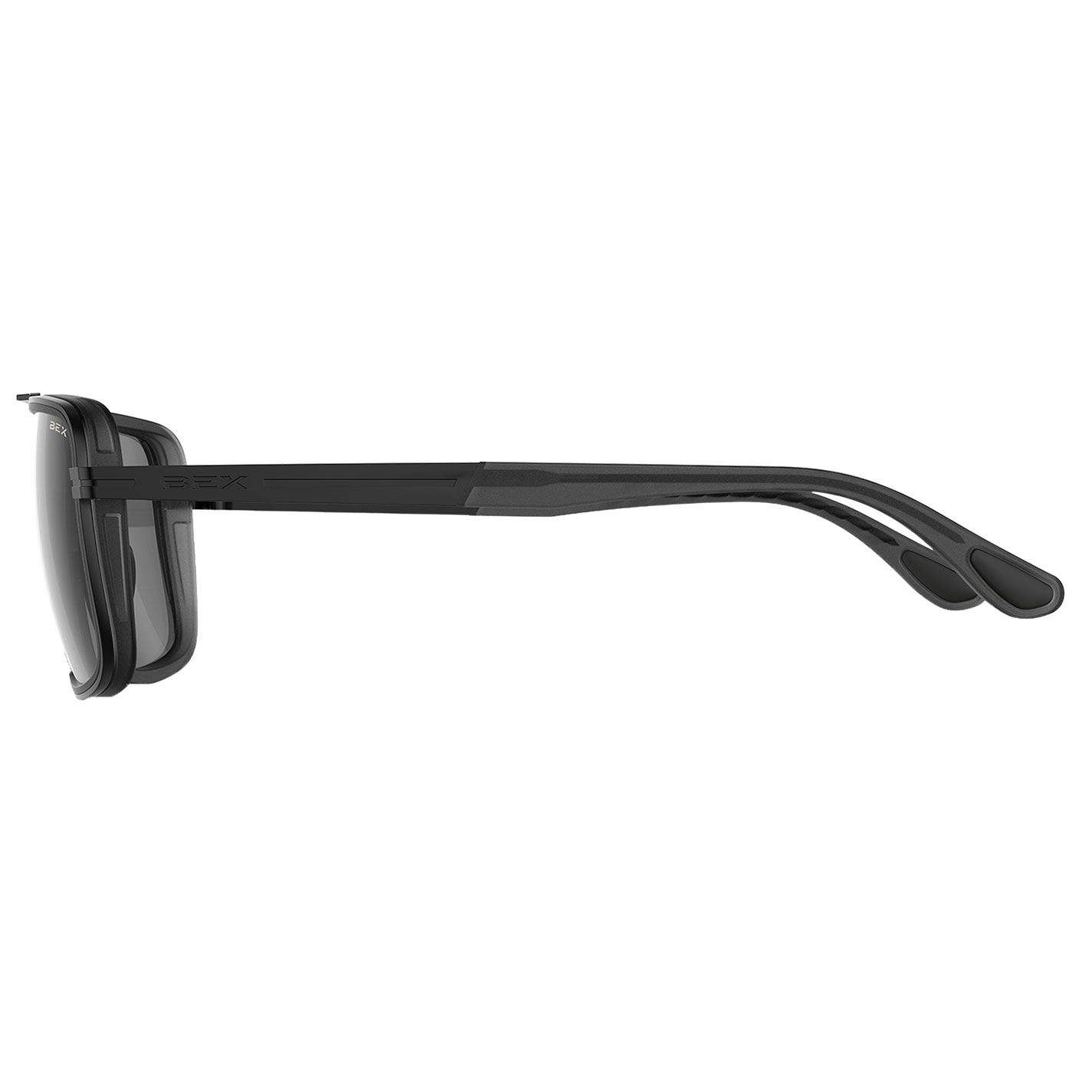 BEX Dusk Matte Black & Charcoal Sunglasses - Image 1