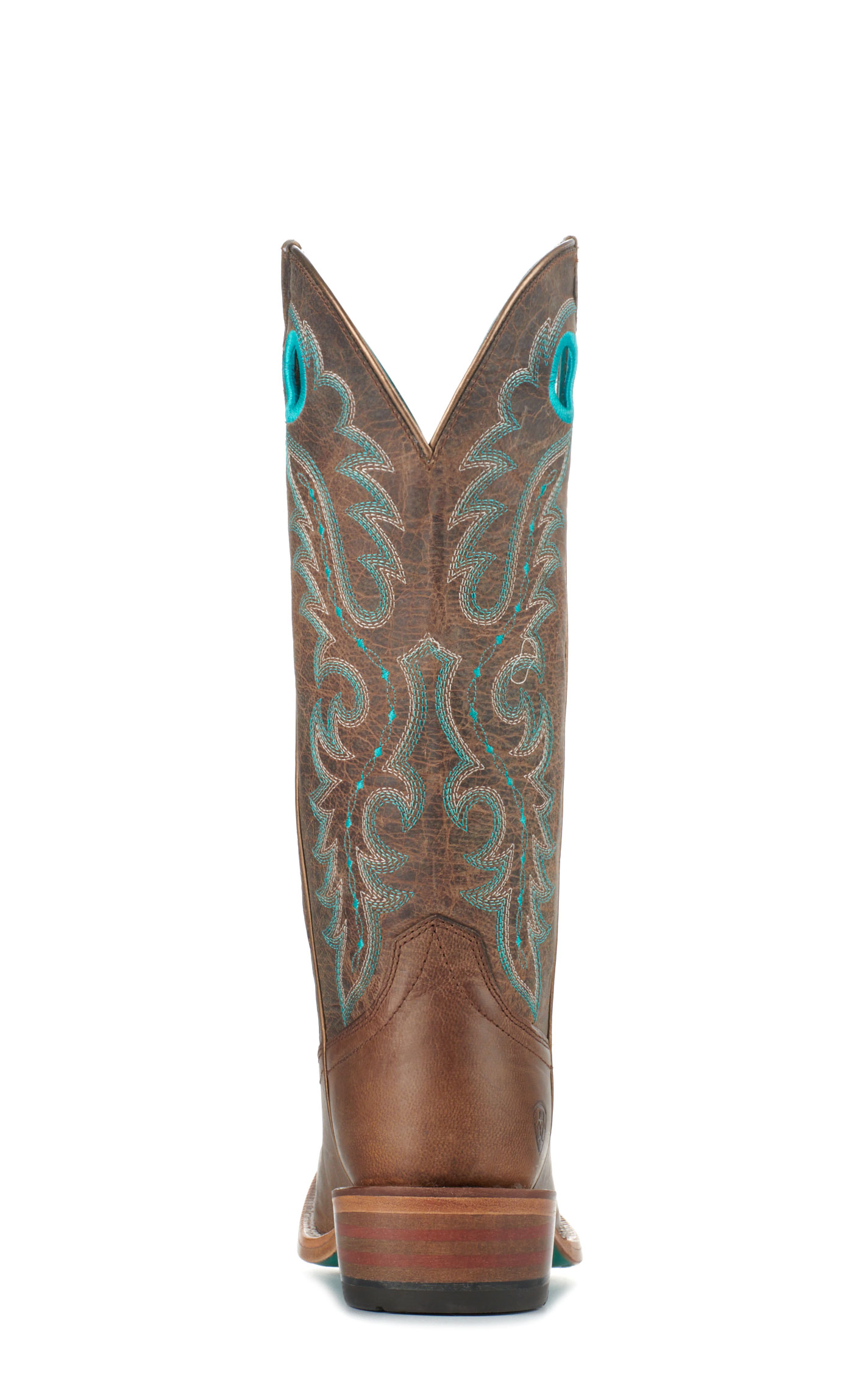 Ariat Women's Frontier Boon Pecan Brown Futurity TekStep Square Toe Cowboy Boots - Image 1