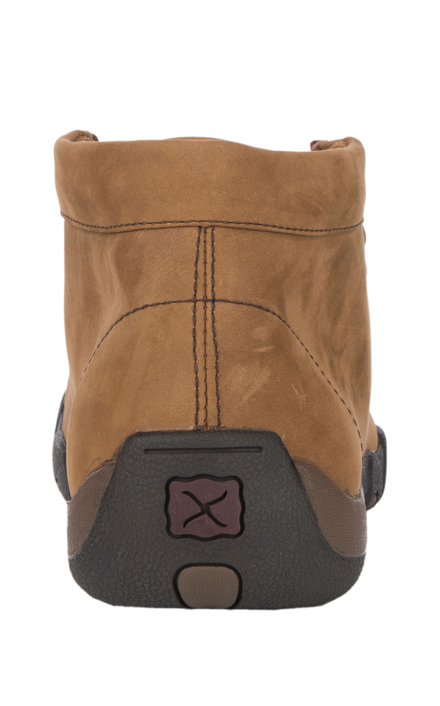 Twisted X Men's Distressed Saddle Chukka Driving Moc Steel Toe Work Shoe - Image 1