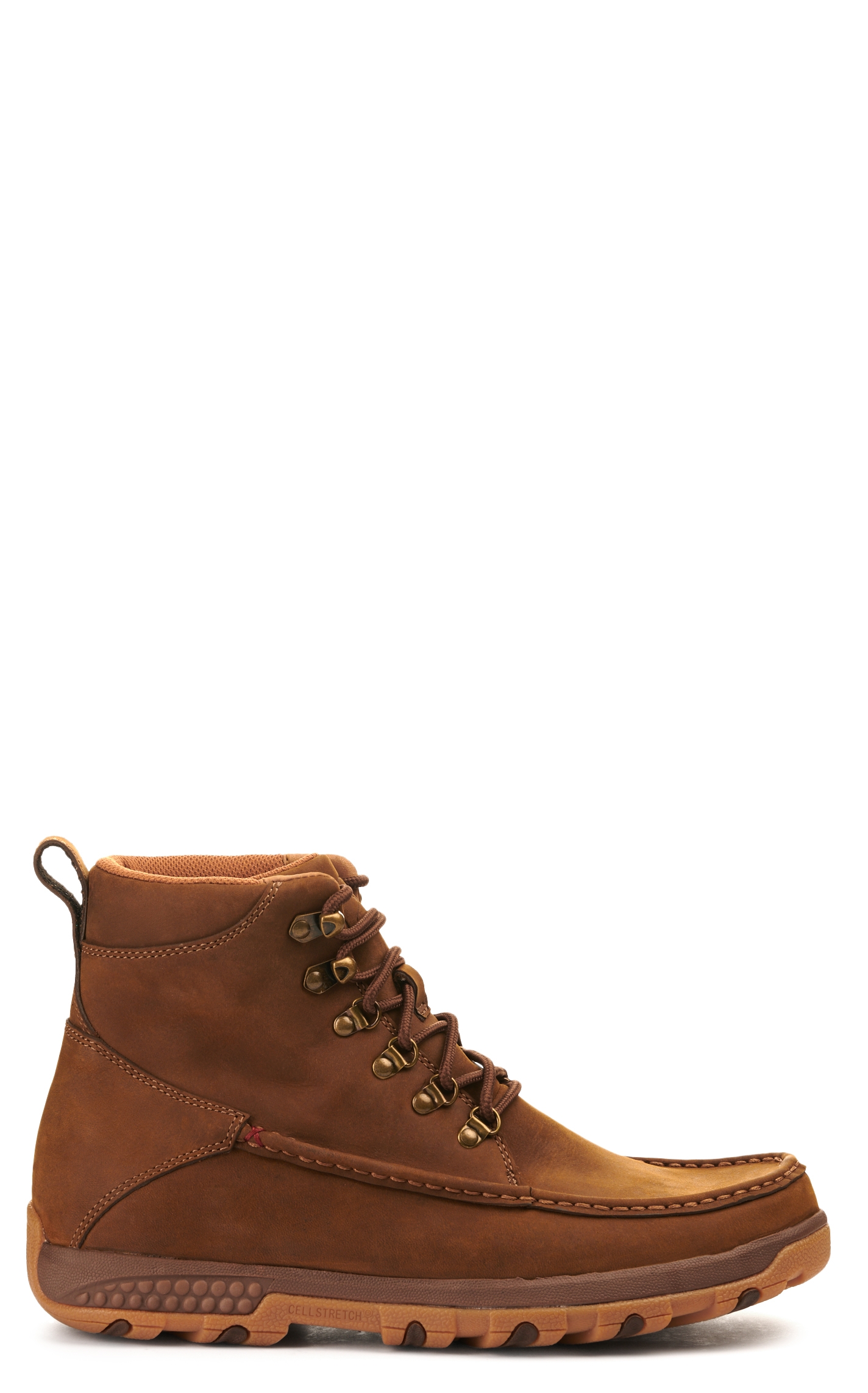Twisted X Men's Distressed Saddle Brown Hiker Lace Up Casual Shoes - Image 1