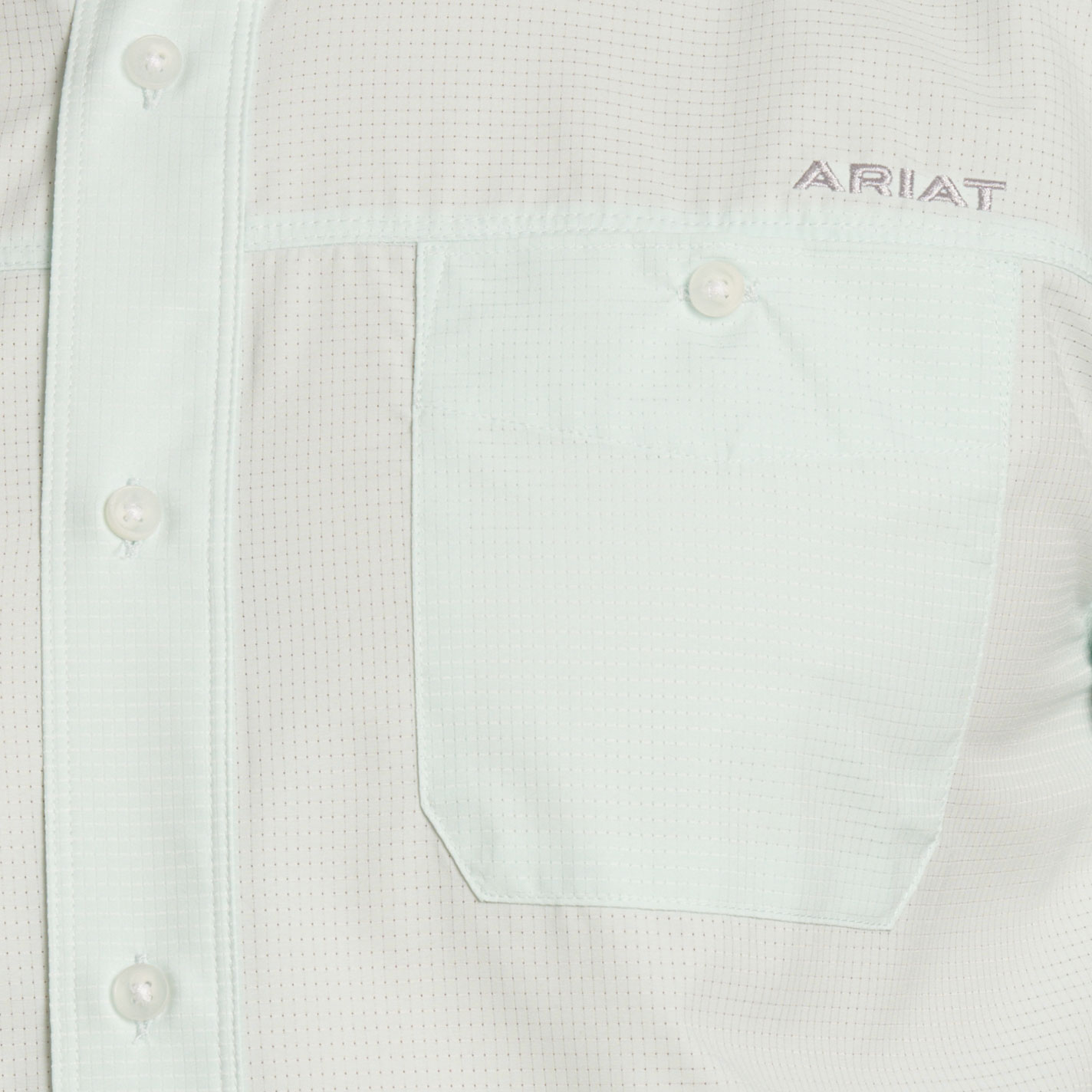 Ariat Men's 360 Airflow Seafoam Green Classic Shirt - Image 1