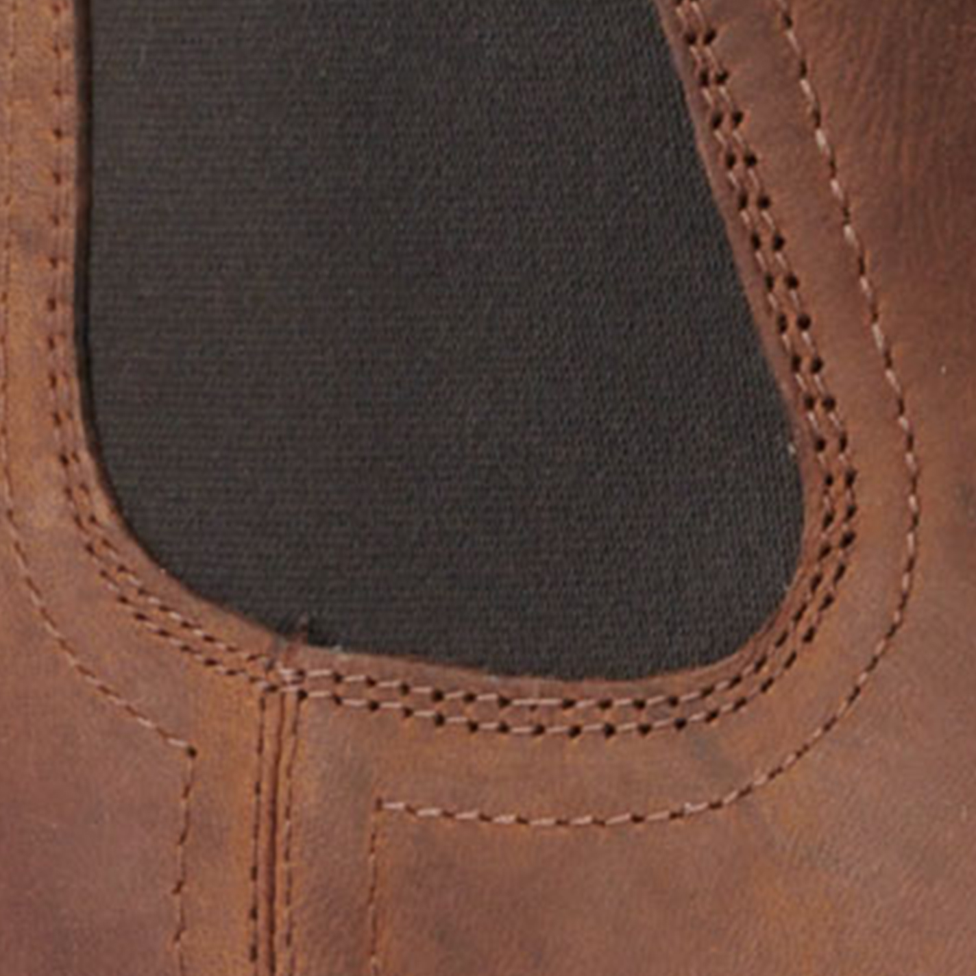 Ariat Men's Booker Ultra Rough Tan Bantamweight Wide Square Toe Chelsea Boots - Image 1