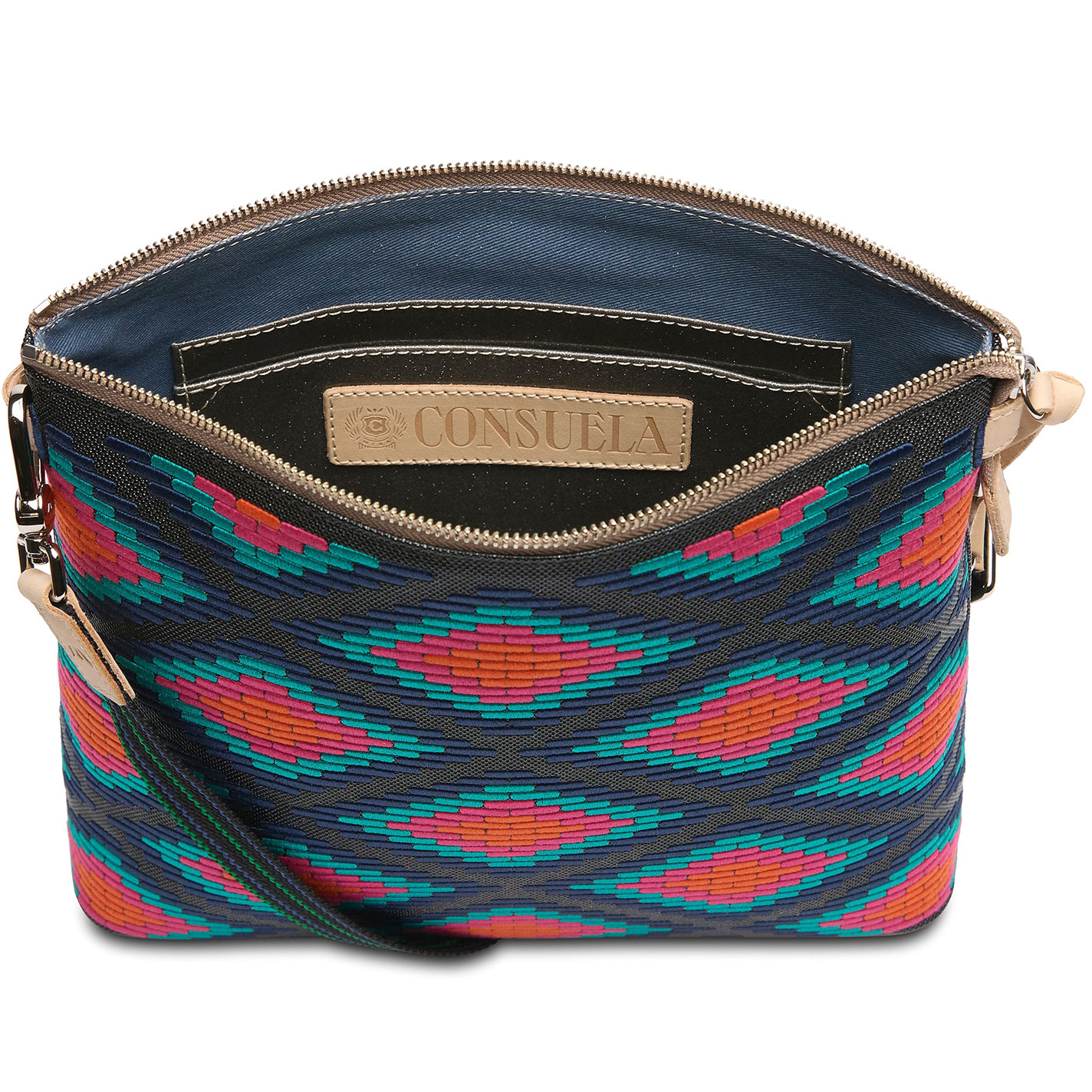 Consuela Rowan Embroidered Aztec Downtown Crossbody Bag - Image 1
