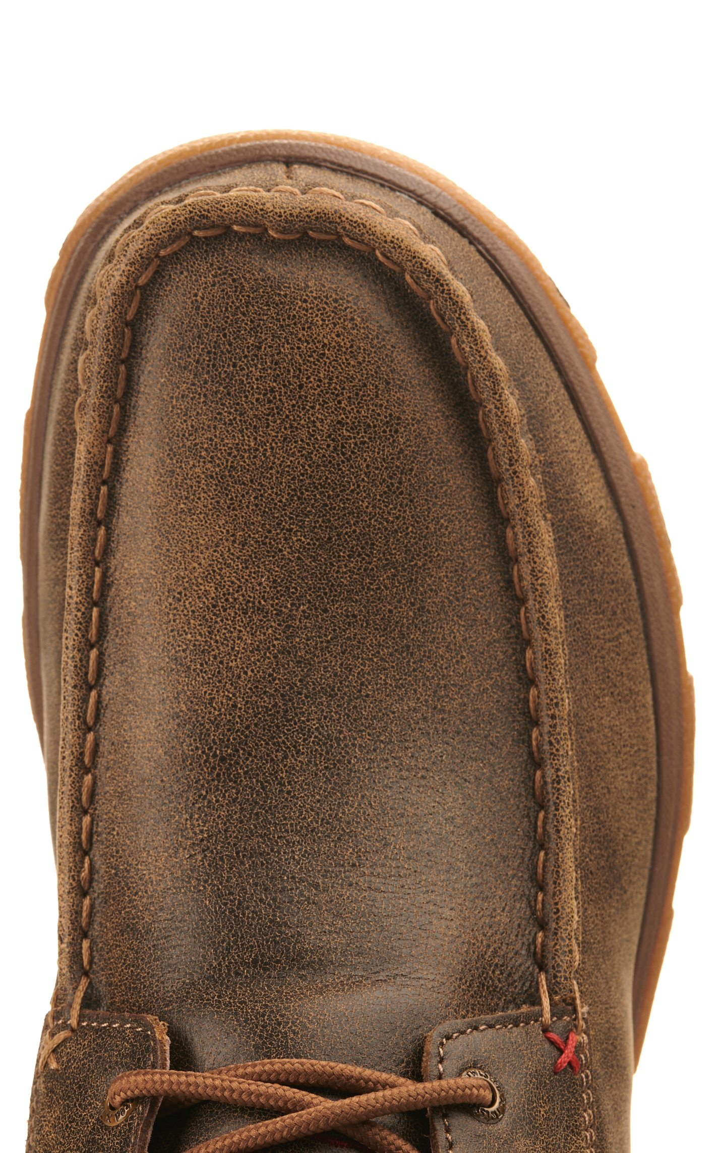 Twisted X Men's Bomber Brown Moc Toe Chukka Driving Casual Shoes - Image 1