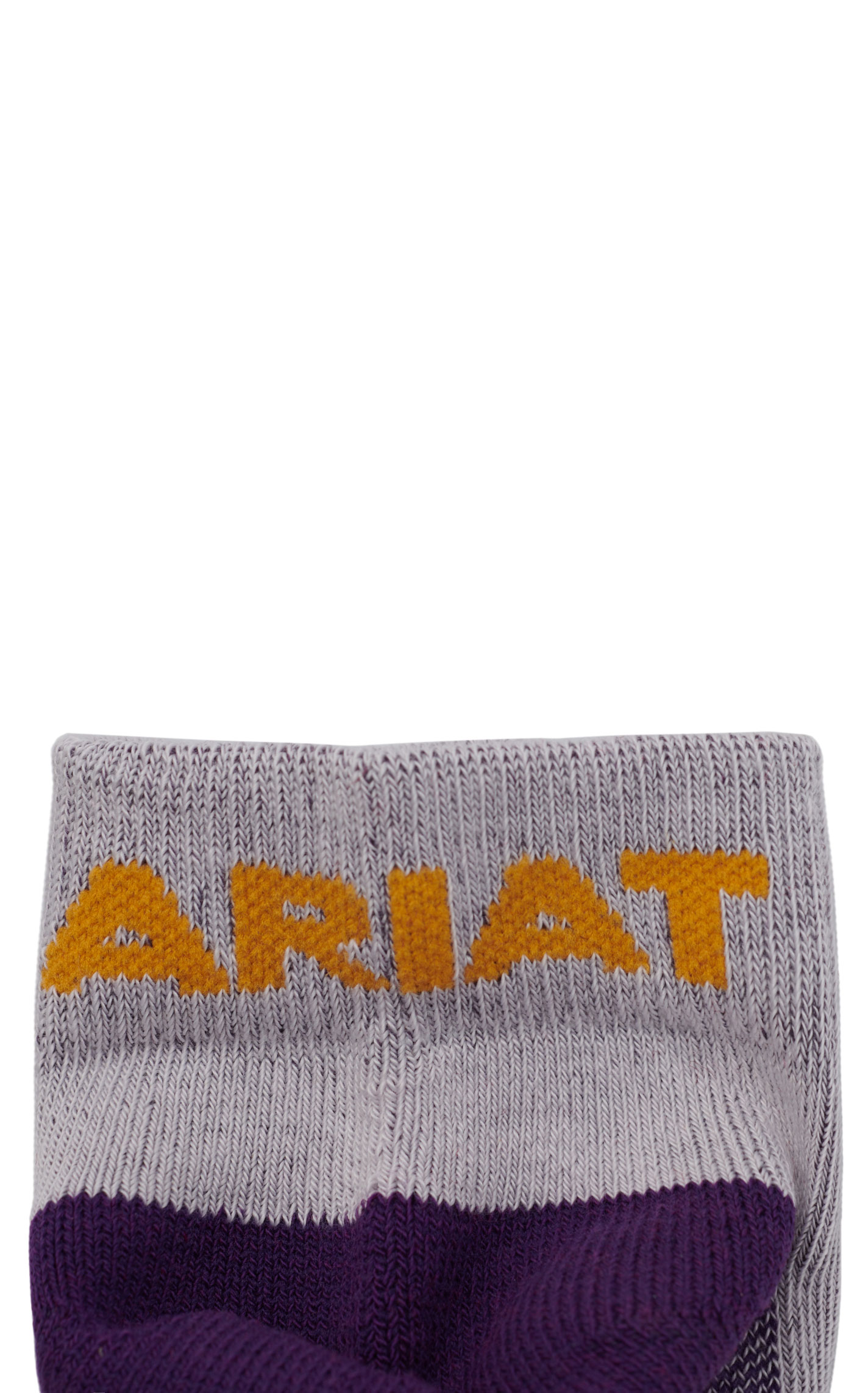 Ariat Women's AriatTEK Pink & Purple 2-Pack Performance Quarter Crew Socks - Image 1