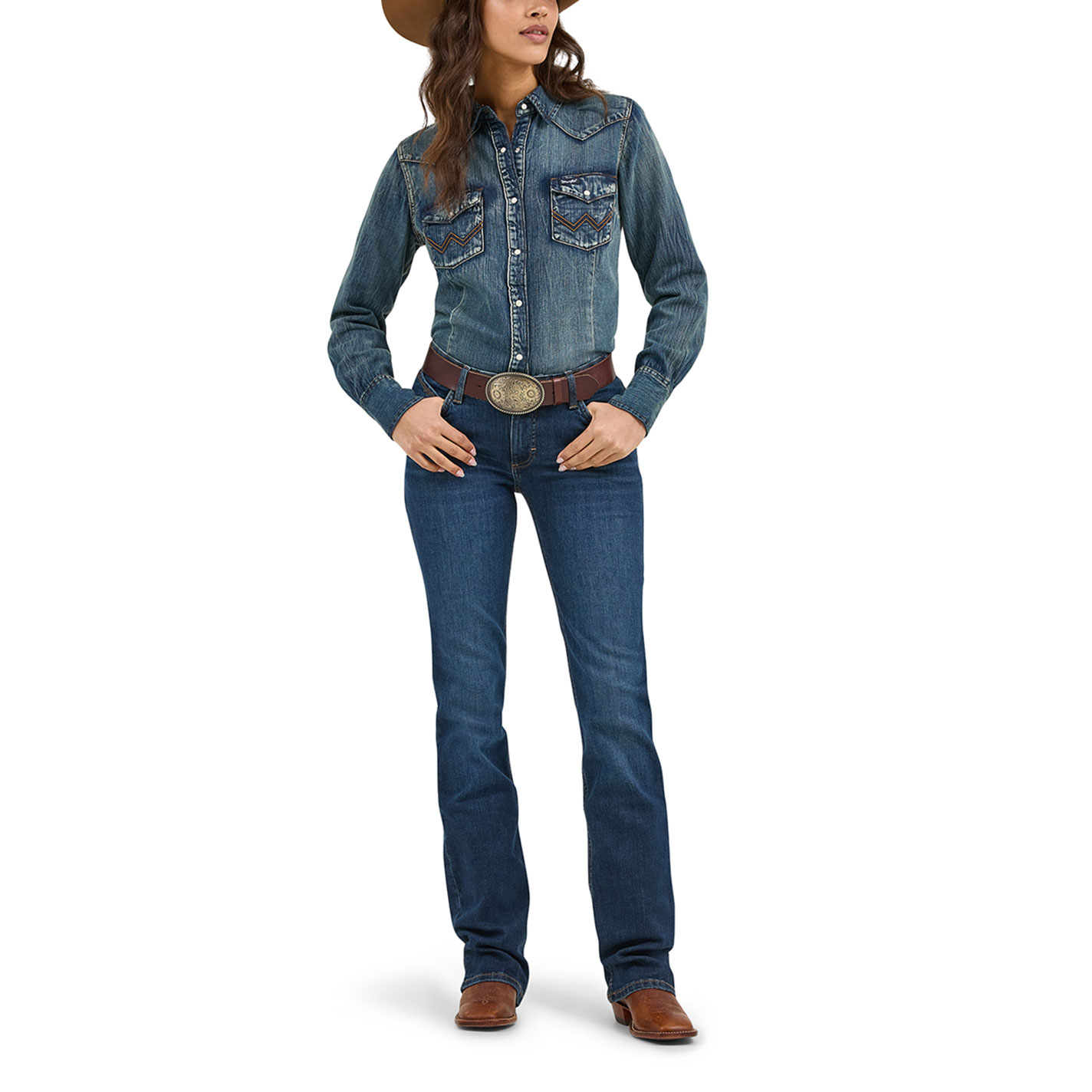 Wrangler Willow URJ Women's Traci Mid Rise Bootcut Jeans - Image 1