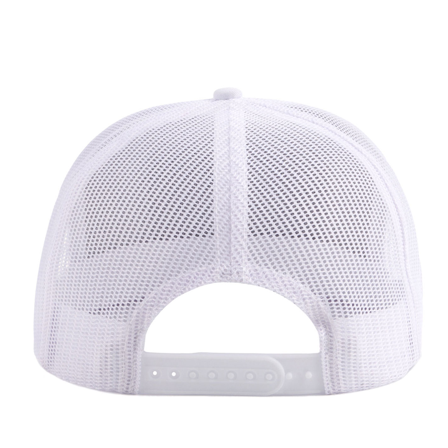 Salty Rodeo Men's White with Black with Orange Aztec & Arrowhead Rectangle Logo Patch Cap - Image 1