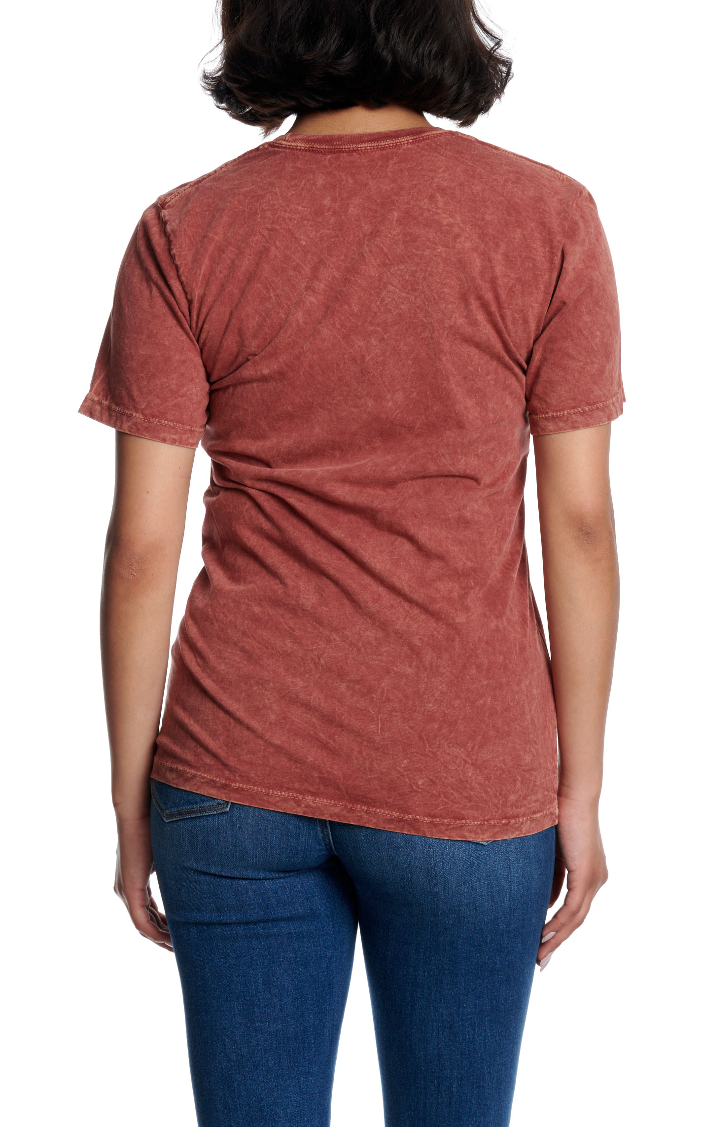 Lotus Fashion Women's Vintage Wine Western Round Up Graphic T-Shirt - Image 1