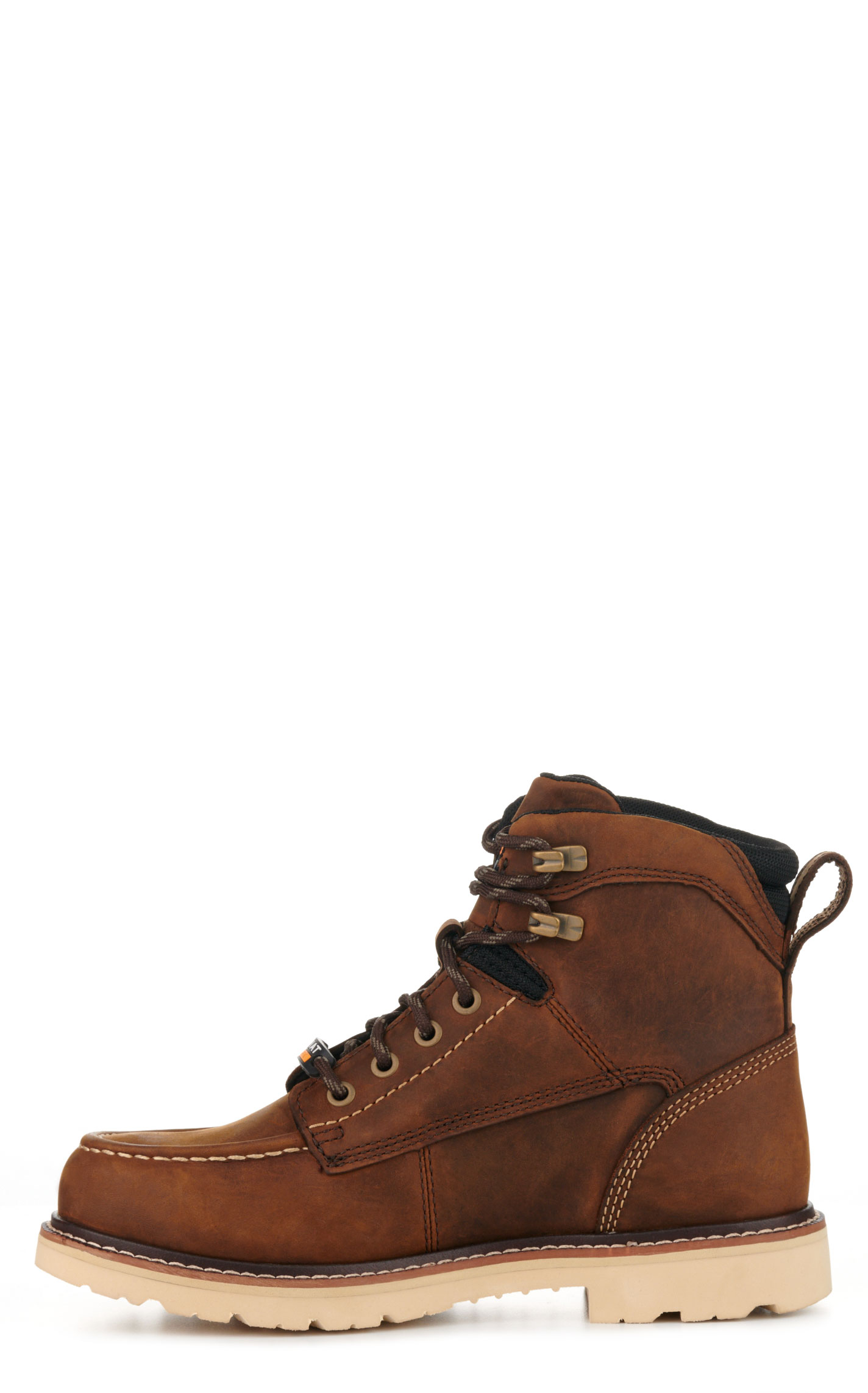 Ariat Women's Rebar Lift Distressed Brown Round Composite Toe Lace Up Work Boot - Image 1
