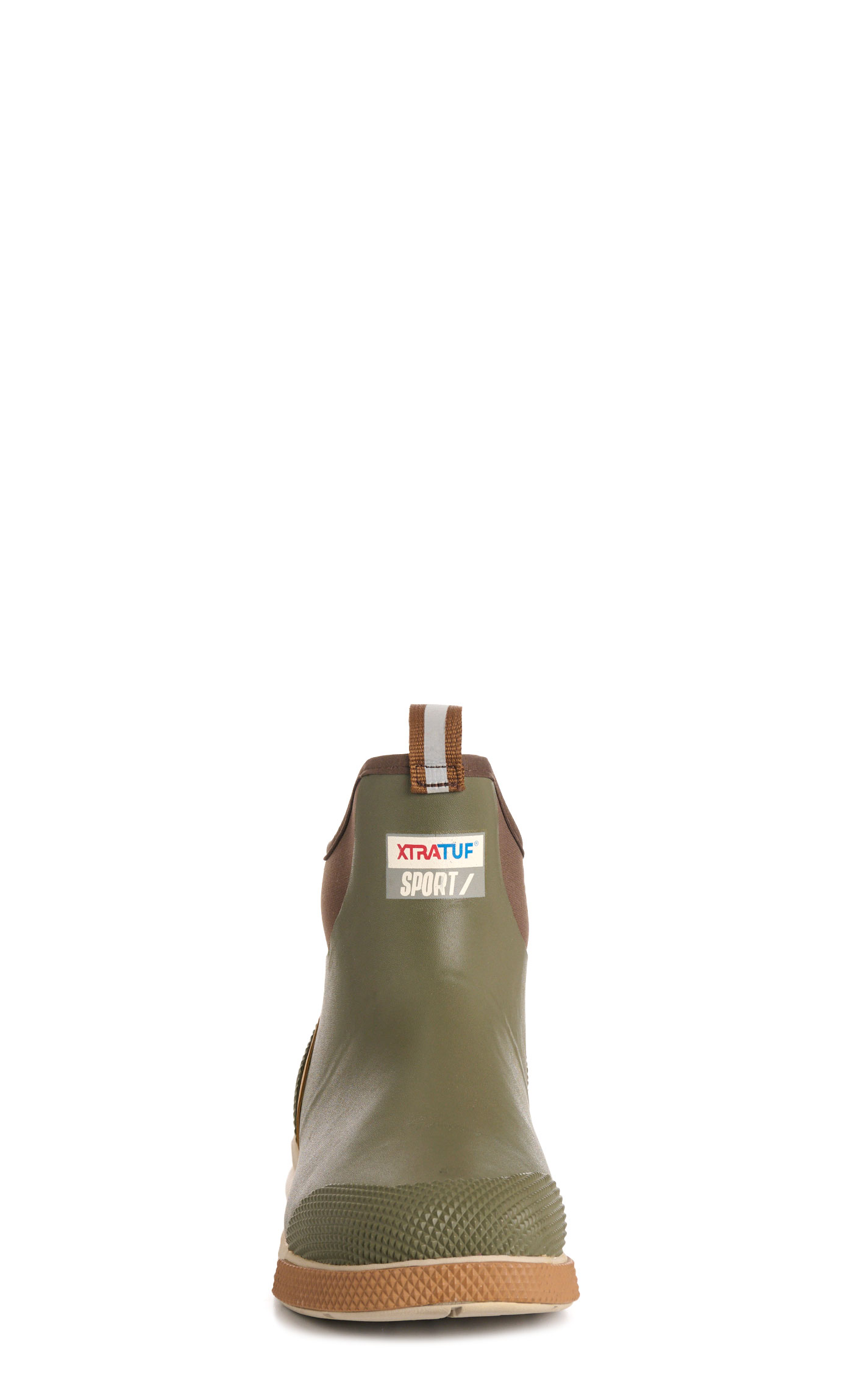 XTRATUF Men's Olive Sport Biolite Ankle Rubber Deck Boots - Image 1