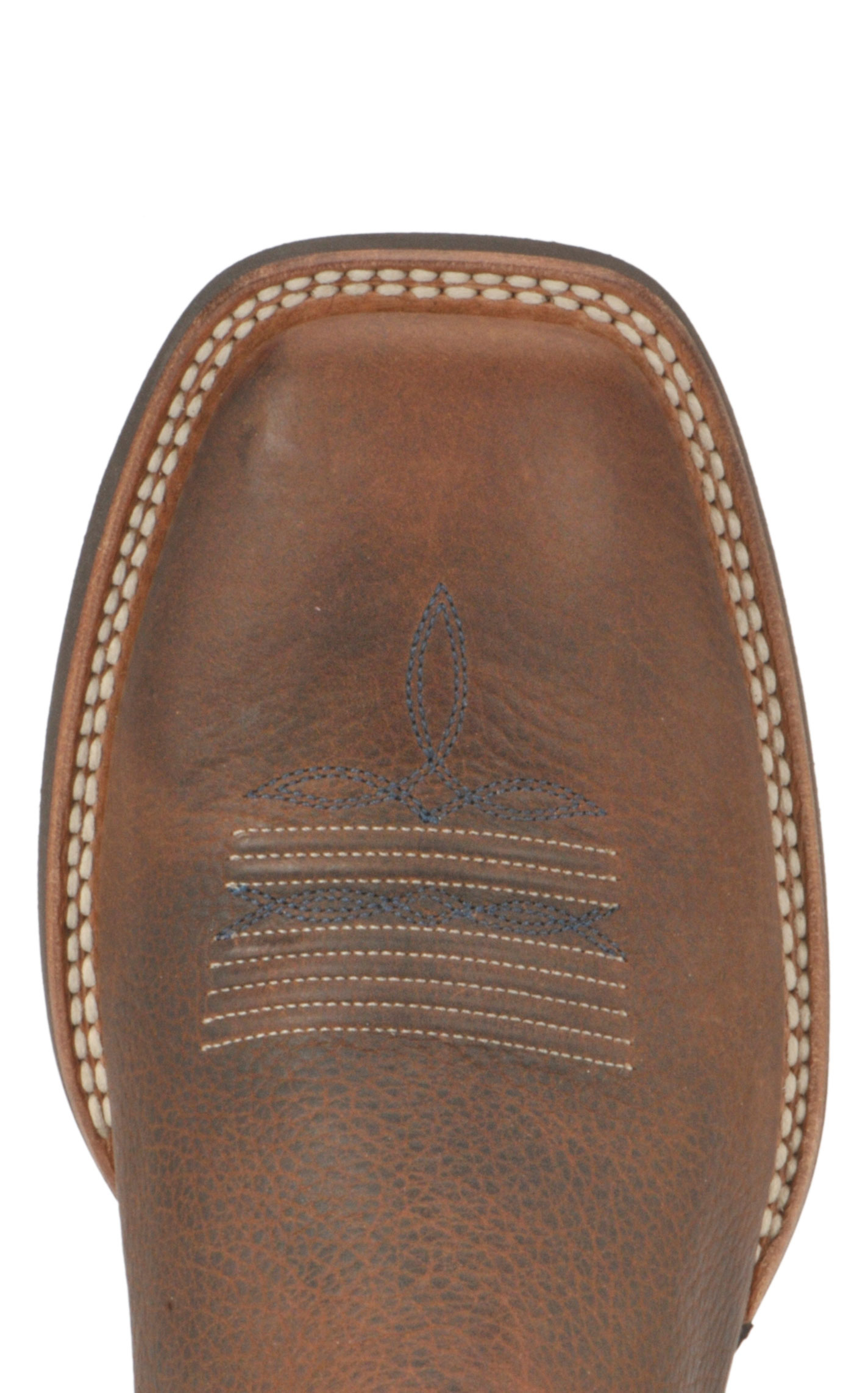 Ariat Men's Quickdraw Oiled Brown Rowdy Wide Square Toe Cowboy Boots - Image 1