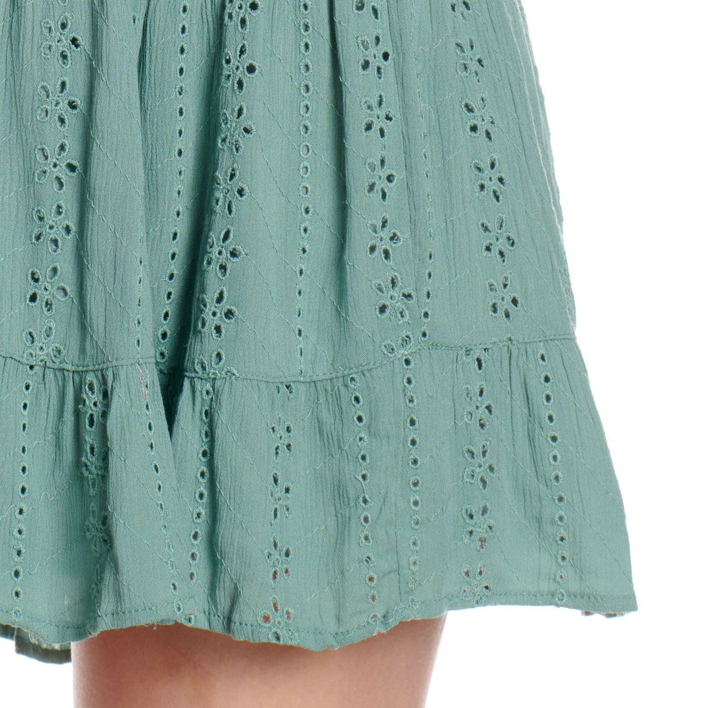 Angie Women's Sage Eyelet Dress - Image 1