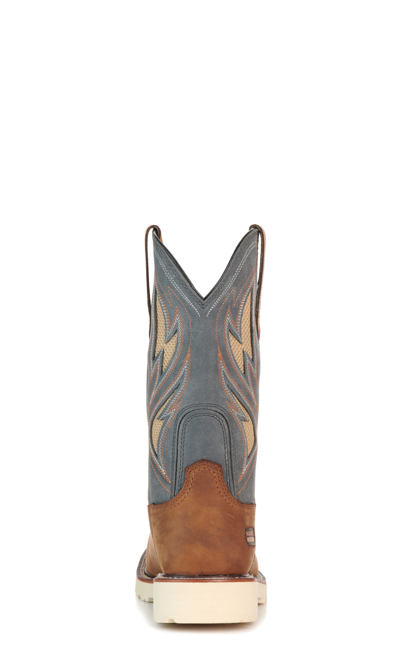 Ariat Men's Activator Alamo Brown & Stone VentTEK Wide Square Steel Toe Work Boots - Image 1