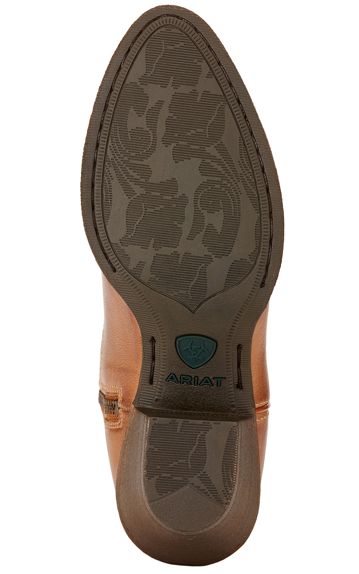 Ariat Women's Darlin Burnt Sugar Leather Round Toe Western Booties - Image 1