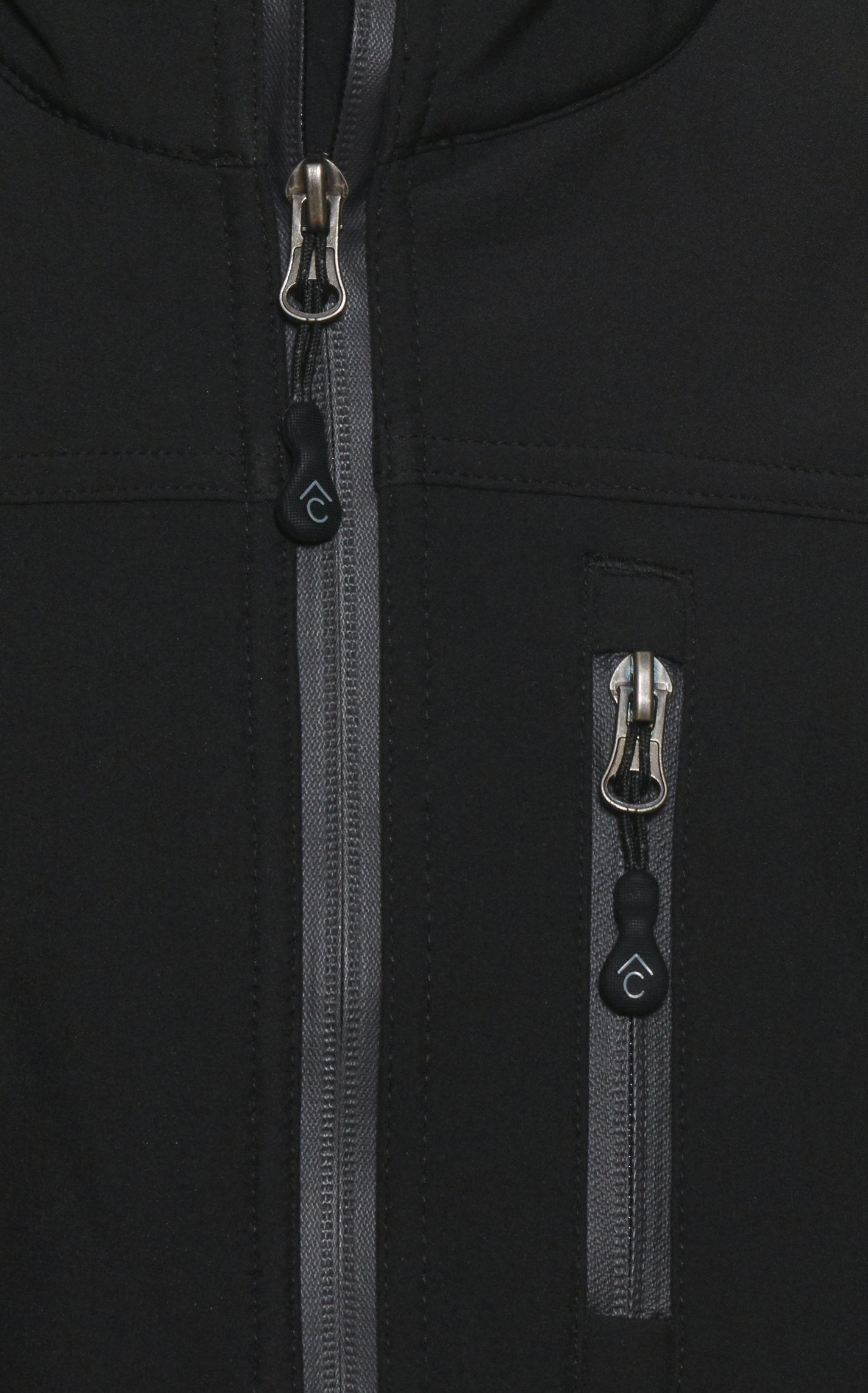 Rafter C Boy's Black Bonded Vest - Image 1