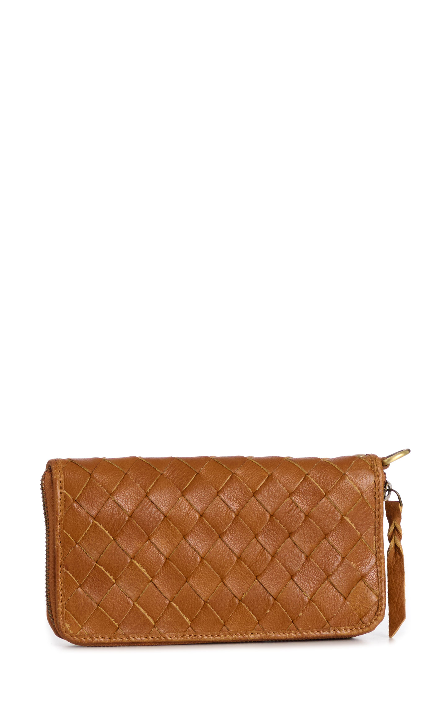 Montana Clothing Co. Cinnamon Basket Weave Wristlet Wallet - Image 1