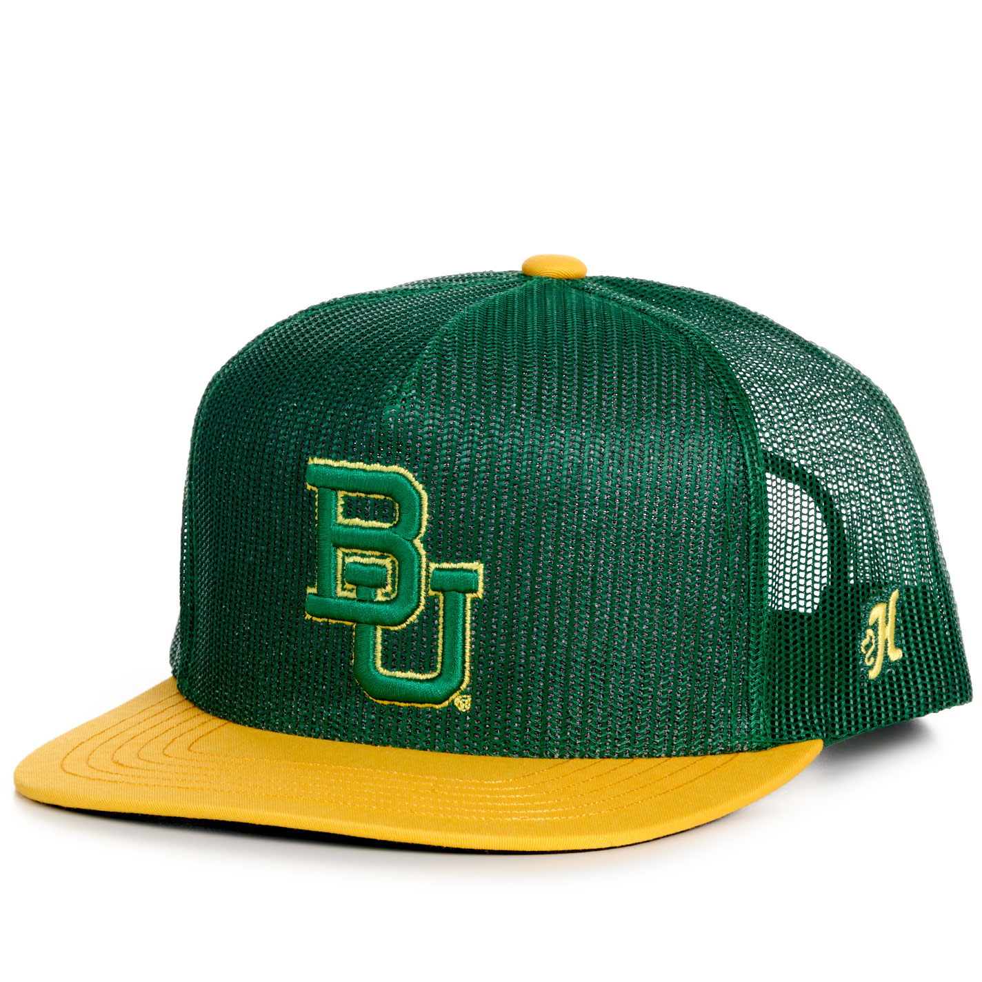 Hooey Collegiate Collection Green & Gold Baylor BU Embroidered Logo Cap - Image 1