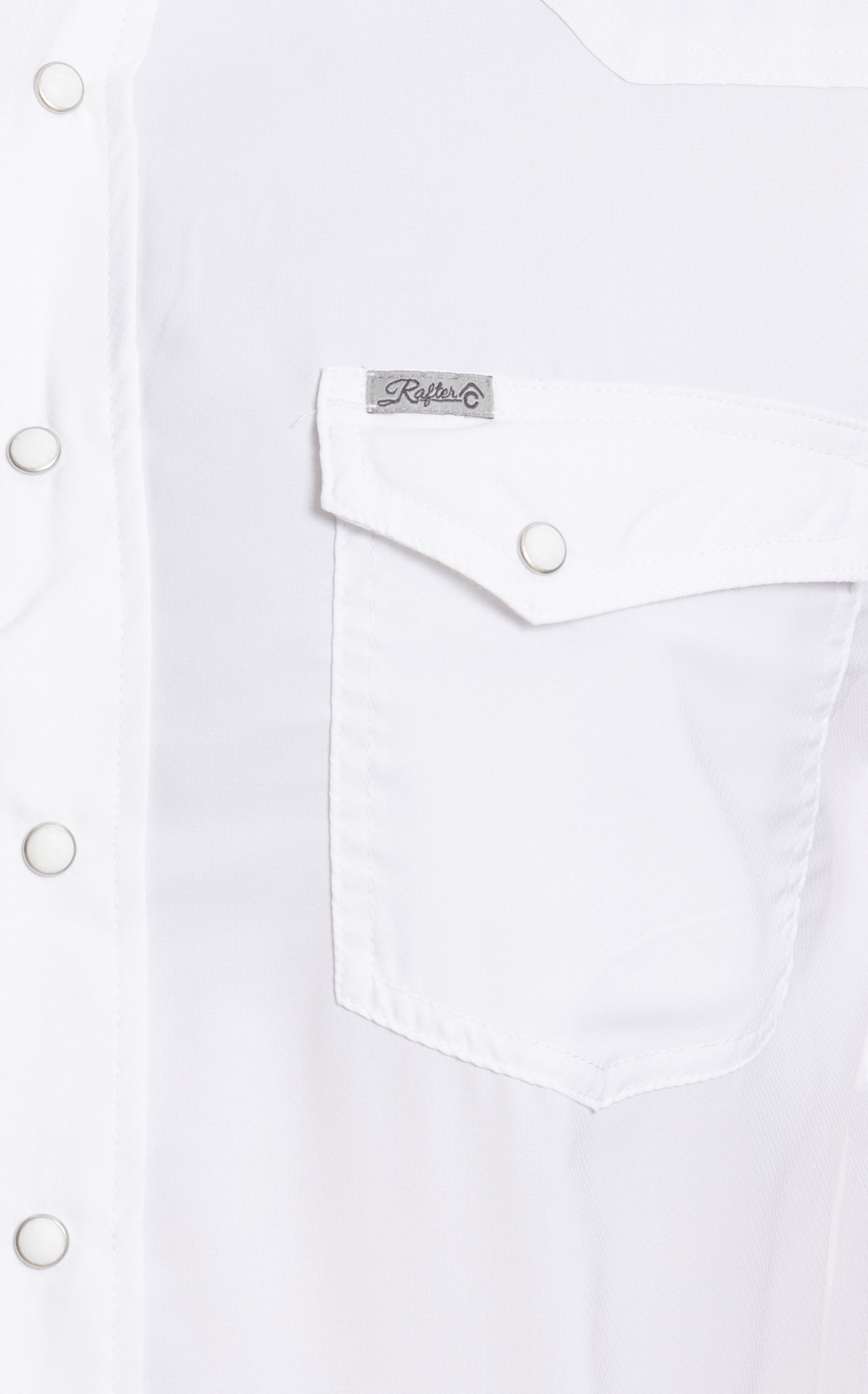 Rafter C Outdoors Men's White Short Sleeve Fishing Shirt - Image 3