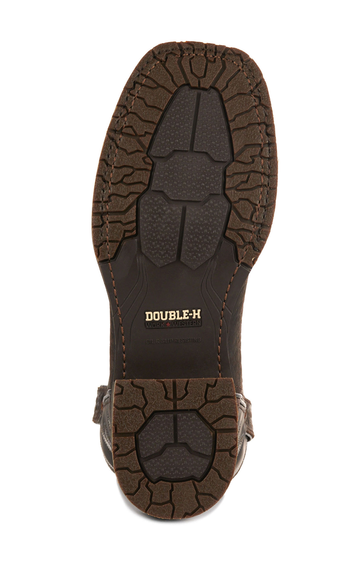 Double H Men's ICE Dark Brown and Black Waterproof Wide Composite Toe Work Boot - Image 1